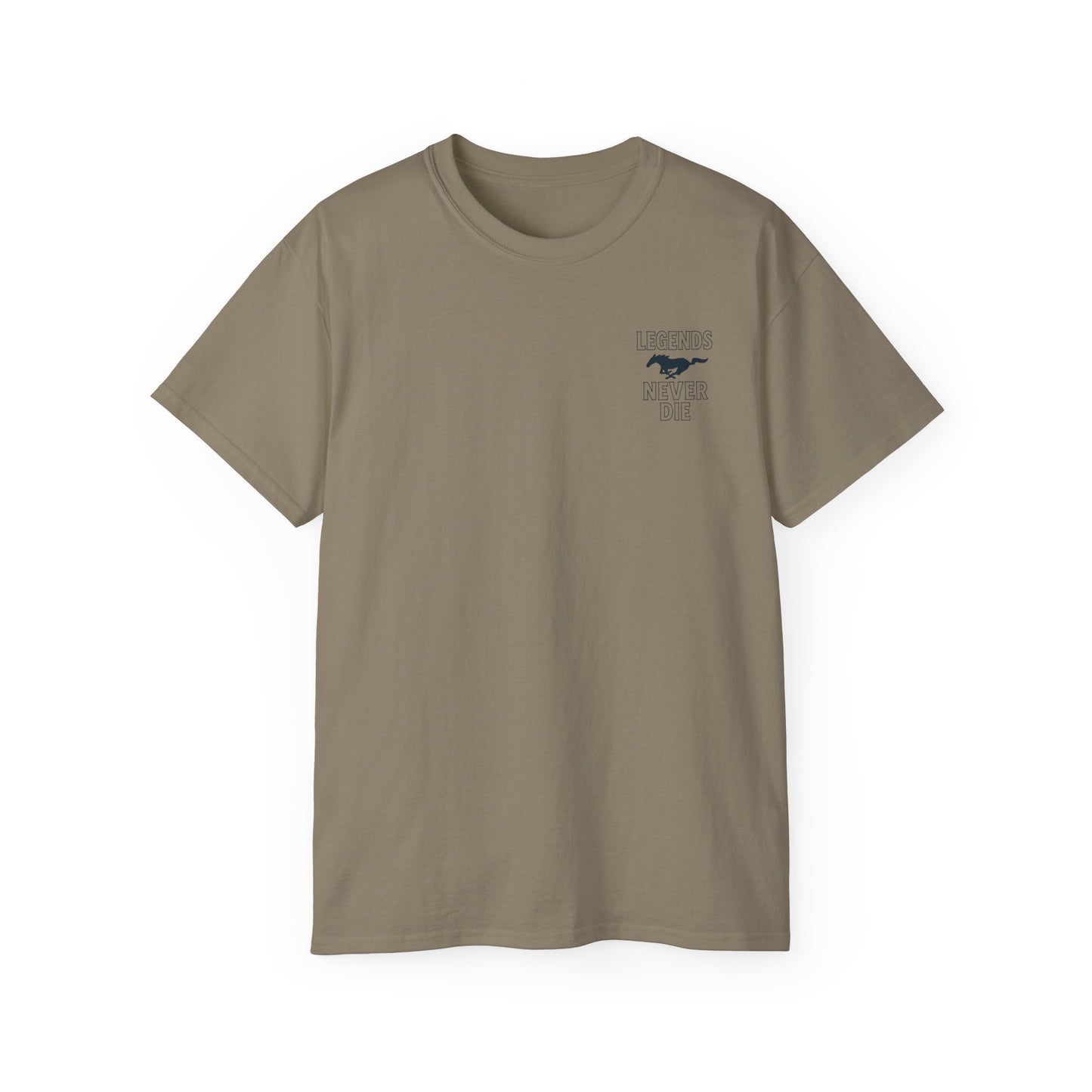 Cotton Legends Never Die Mustang Tee