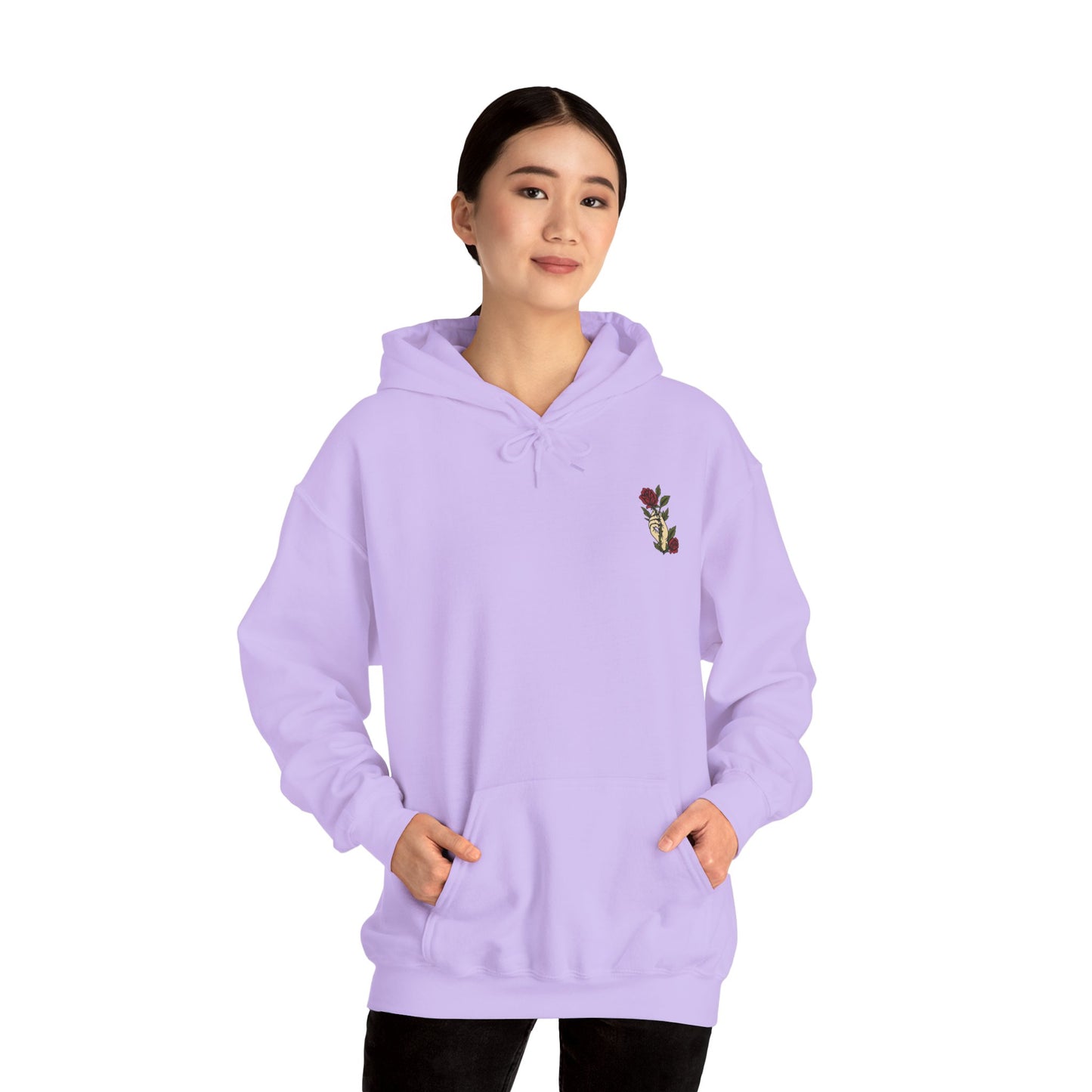 Trust God Rose Unisex Cotton Hoodie