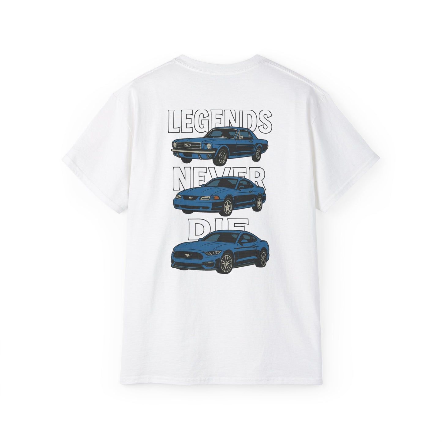 Cotton Legends Never Die Mustang Tee