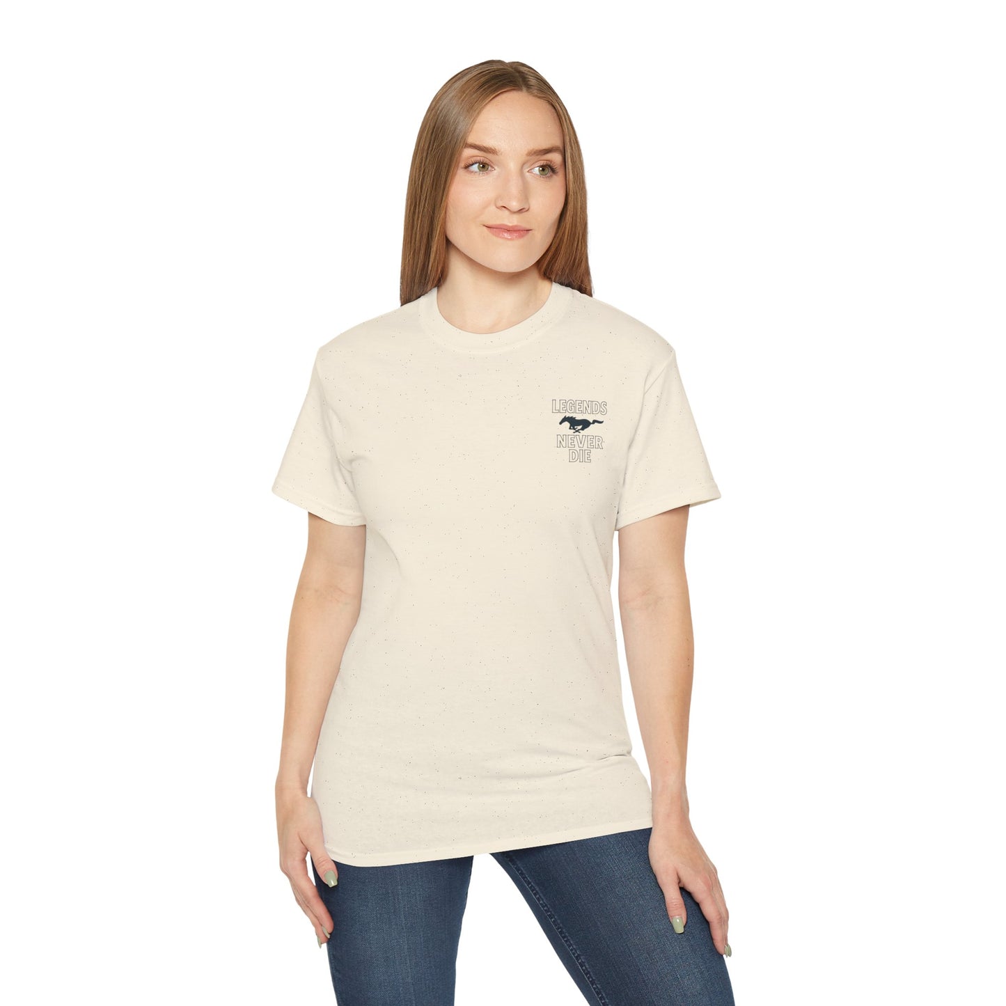 Cotton Legends Never Die Mustang Tee