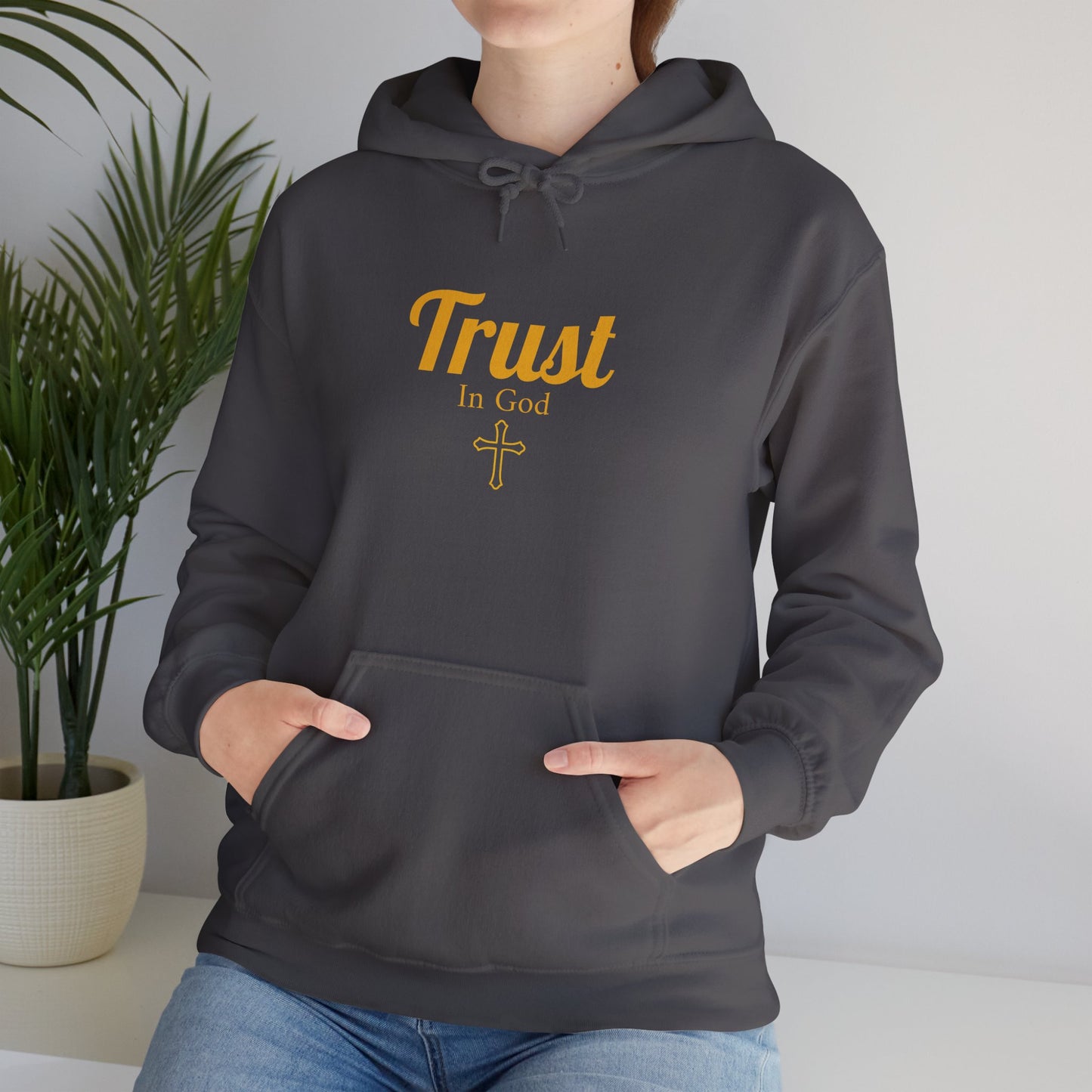 Trust In God Cotton Hoodie
