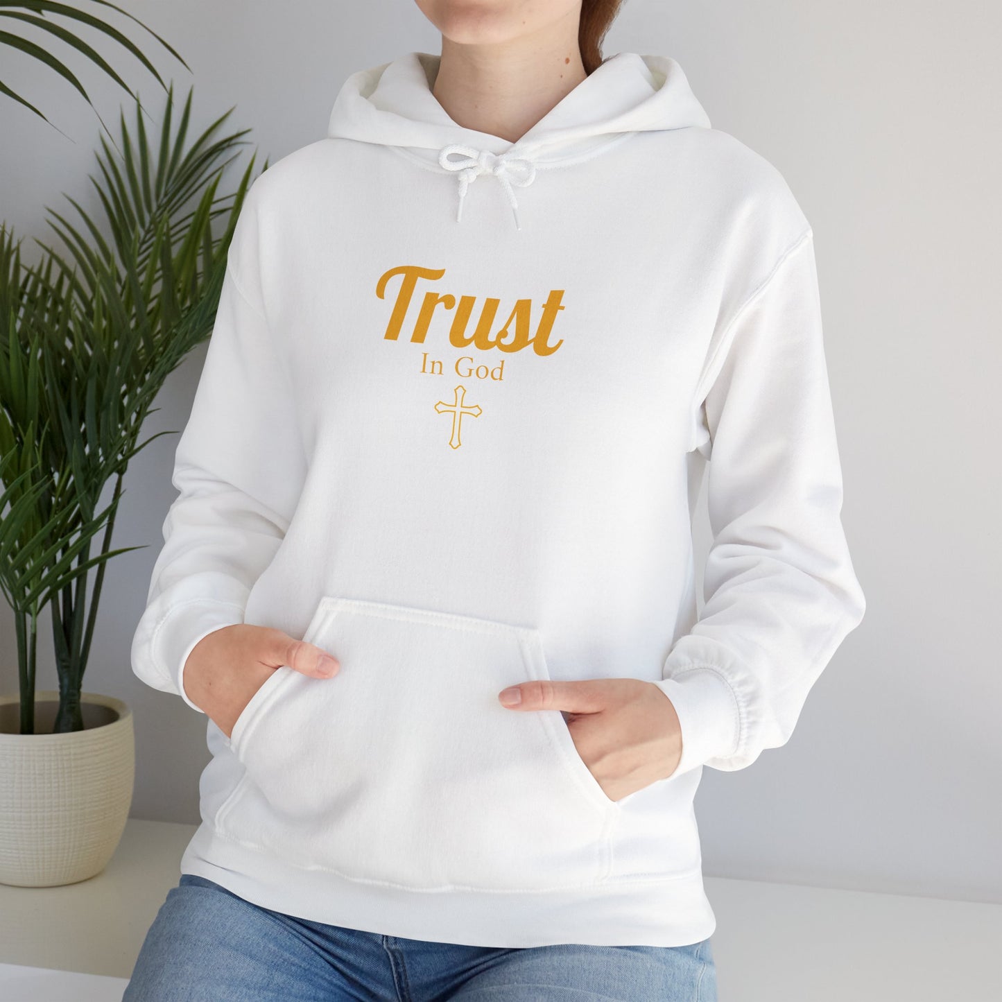 Trust In God Cotton Hoodie