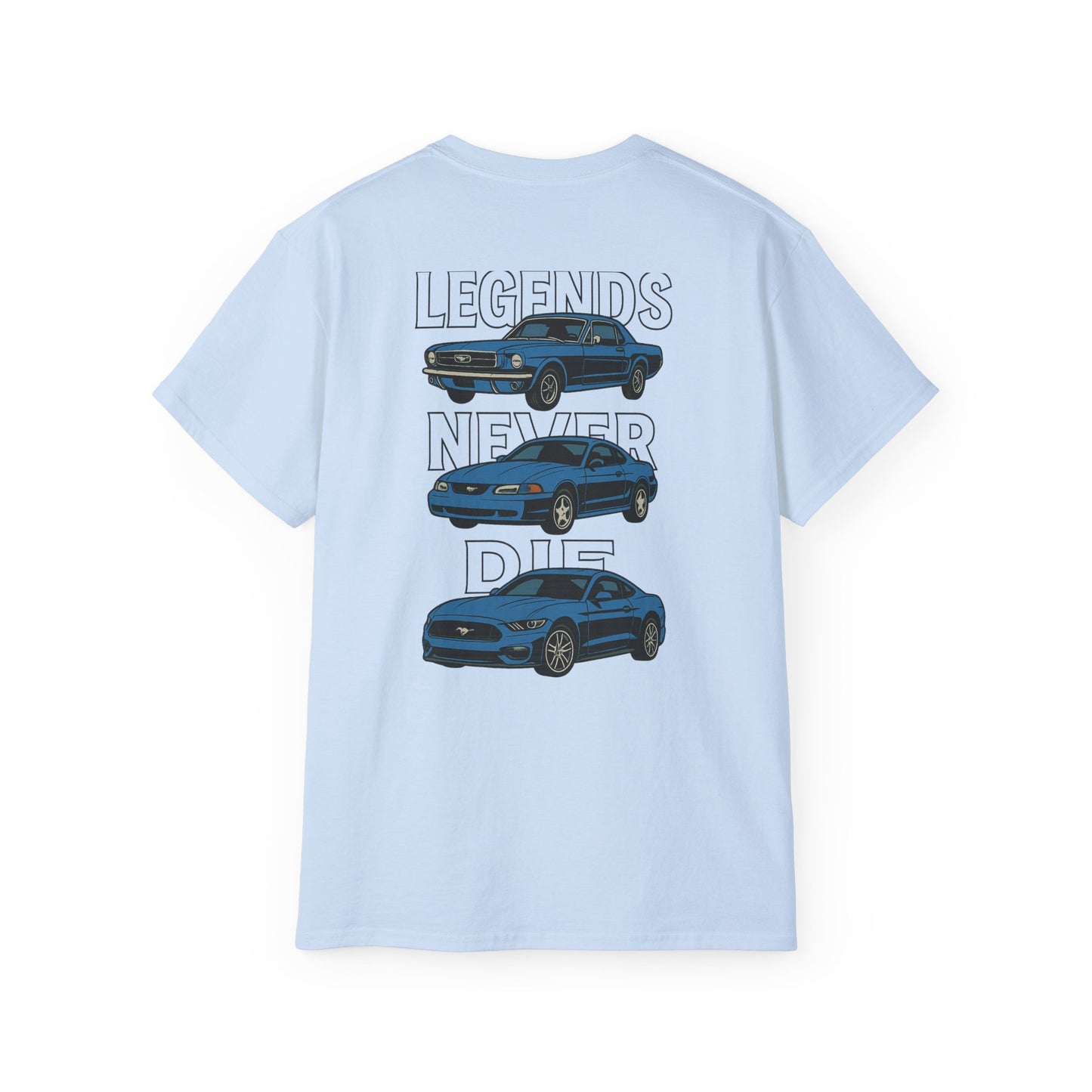 Cotton Legends Never Die Mustang Tee