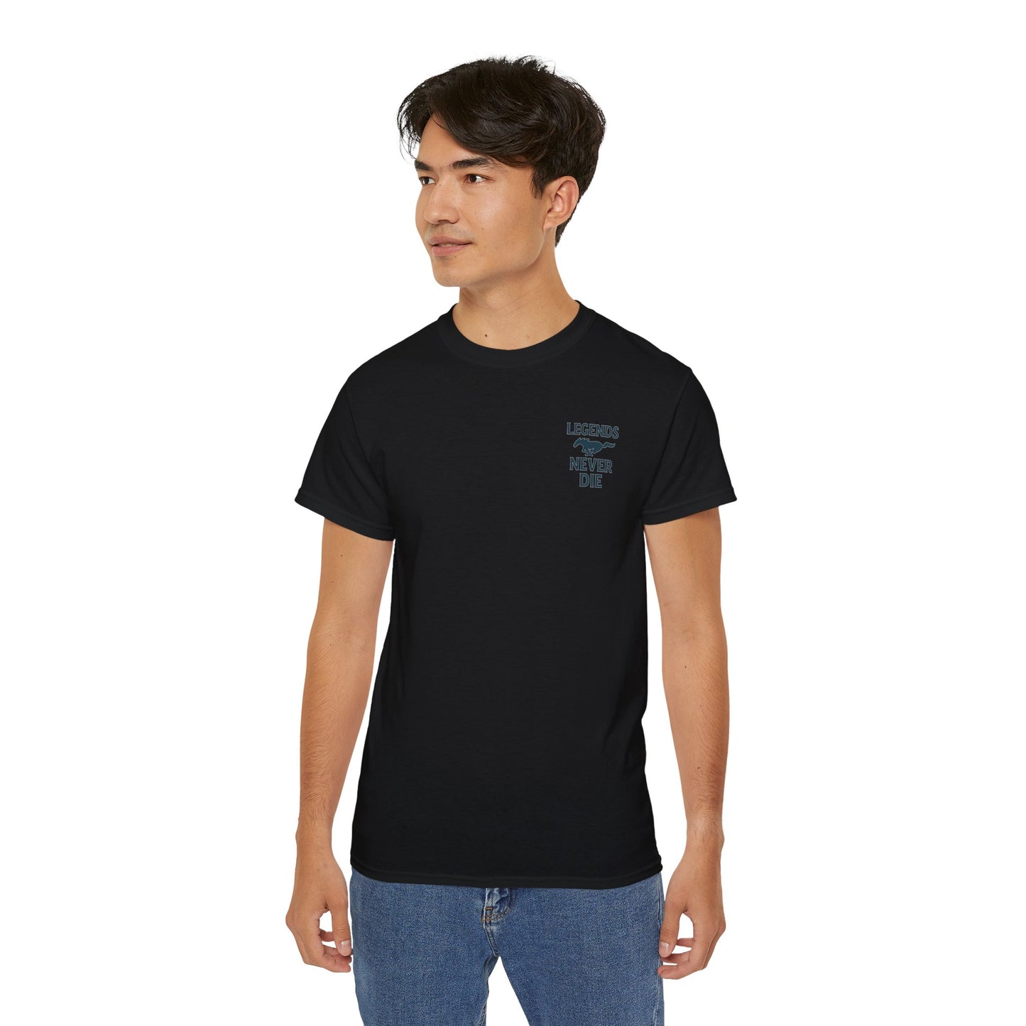 Cotton Legends Never Die Mustang Tee