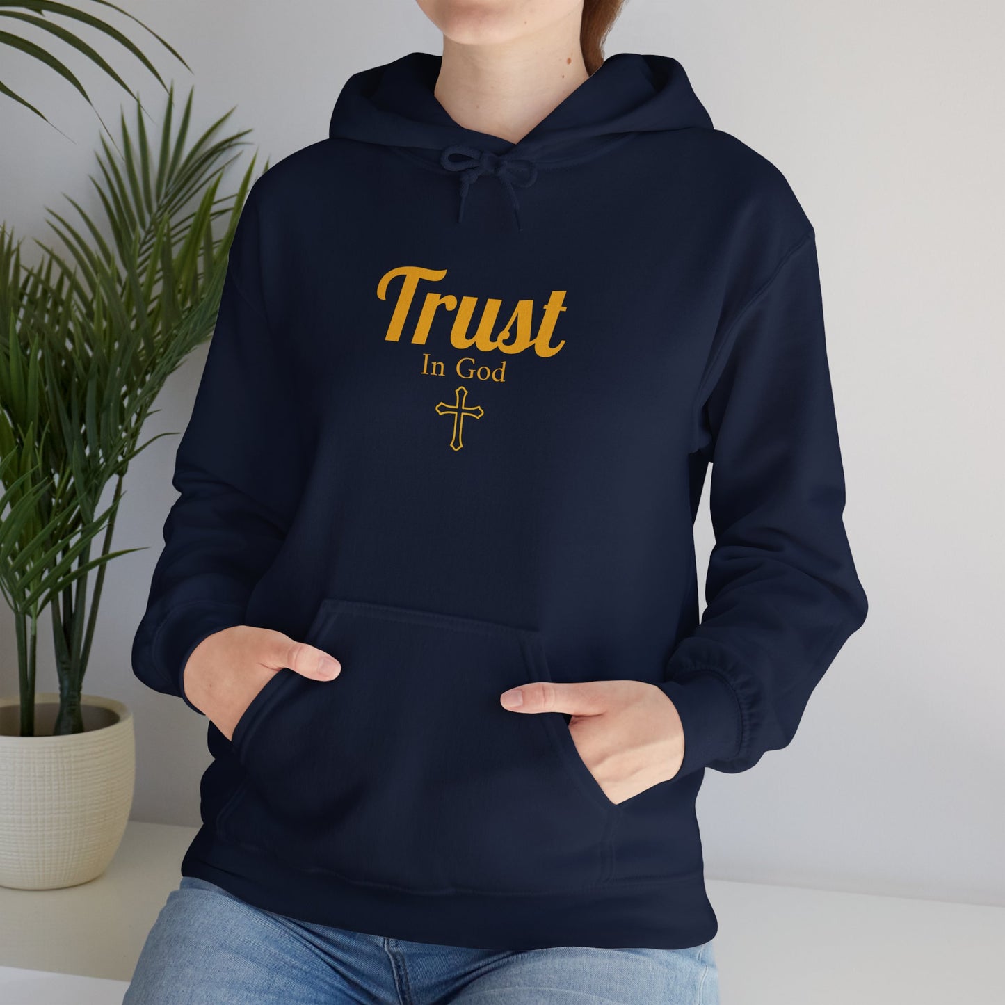 Trust In God Cotton Hoodie