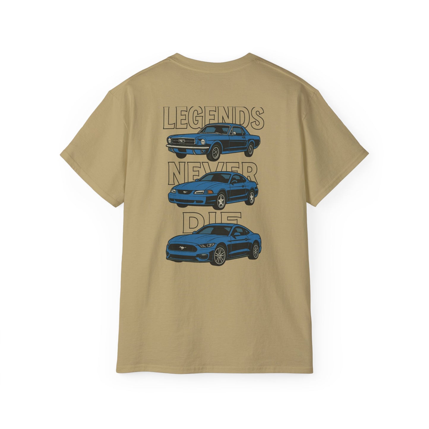 Cotton Legends Never Die Mustang Tee