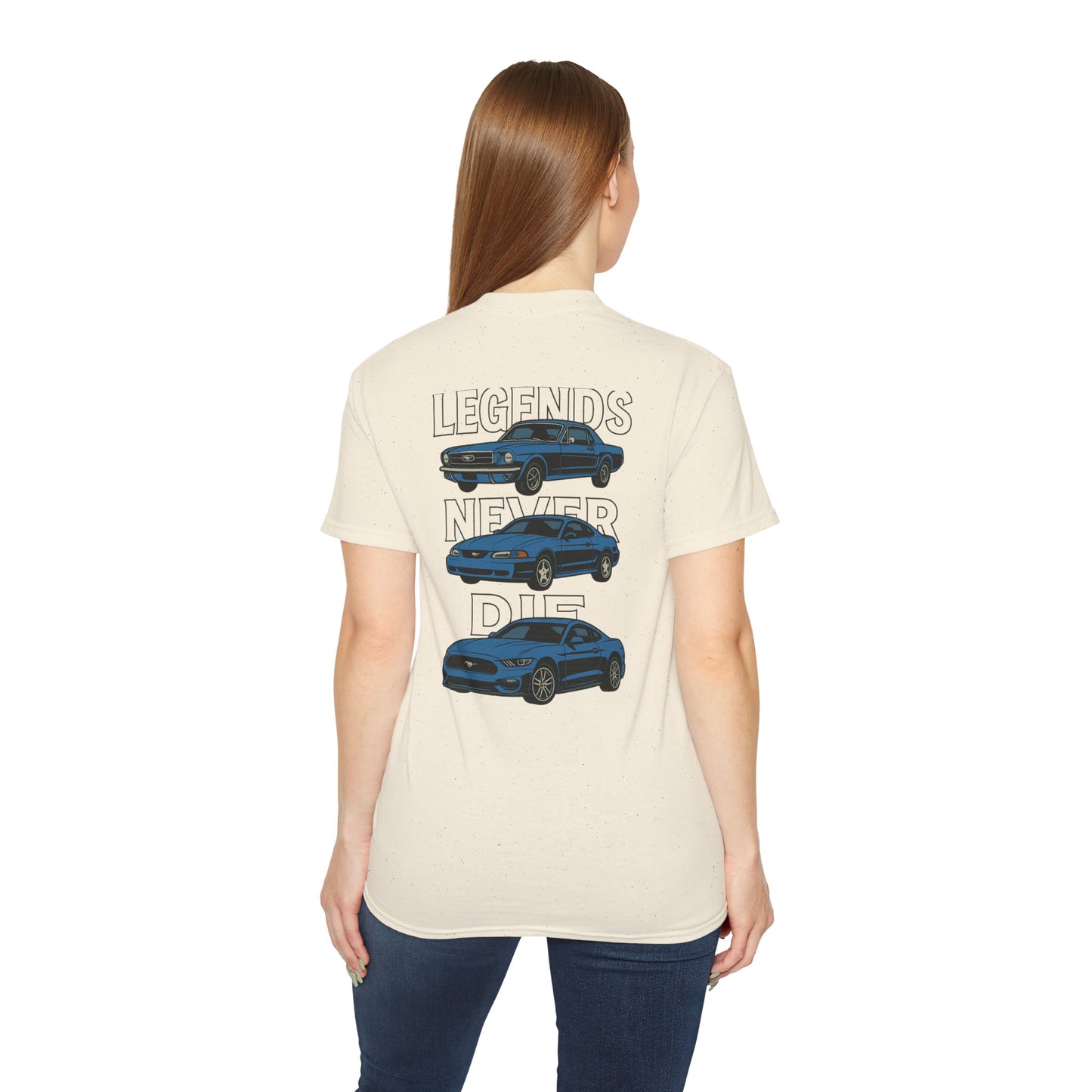Cotton Legends Never Die Mustang Tee