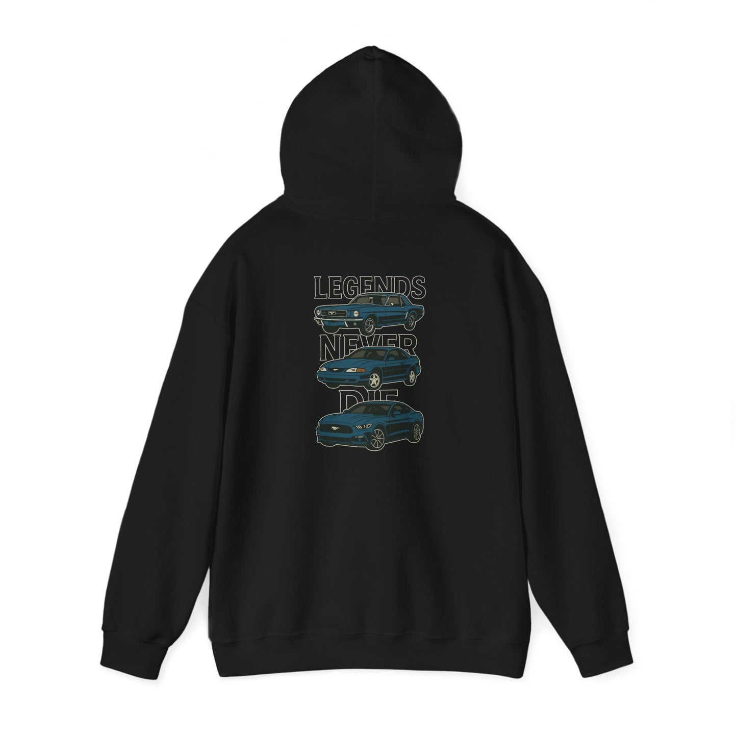 Legends Never Die Mustang Cotton Hoodie