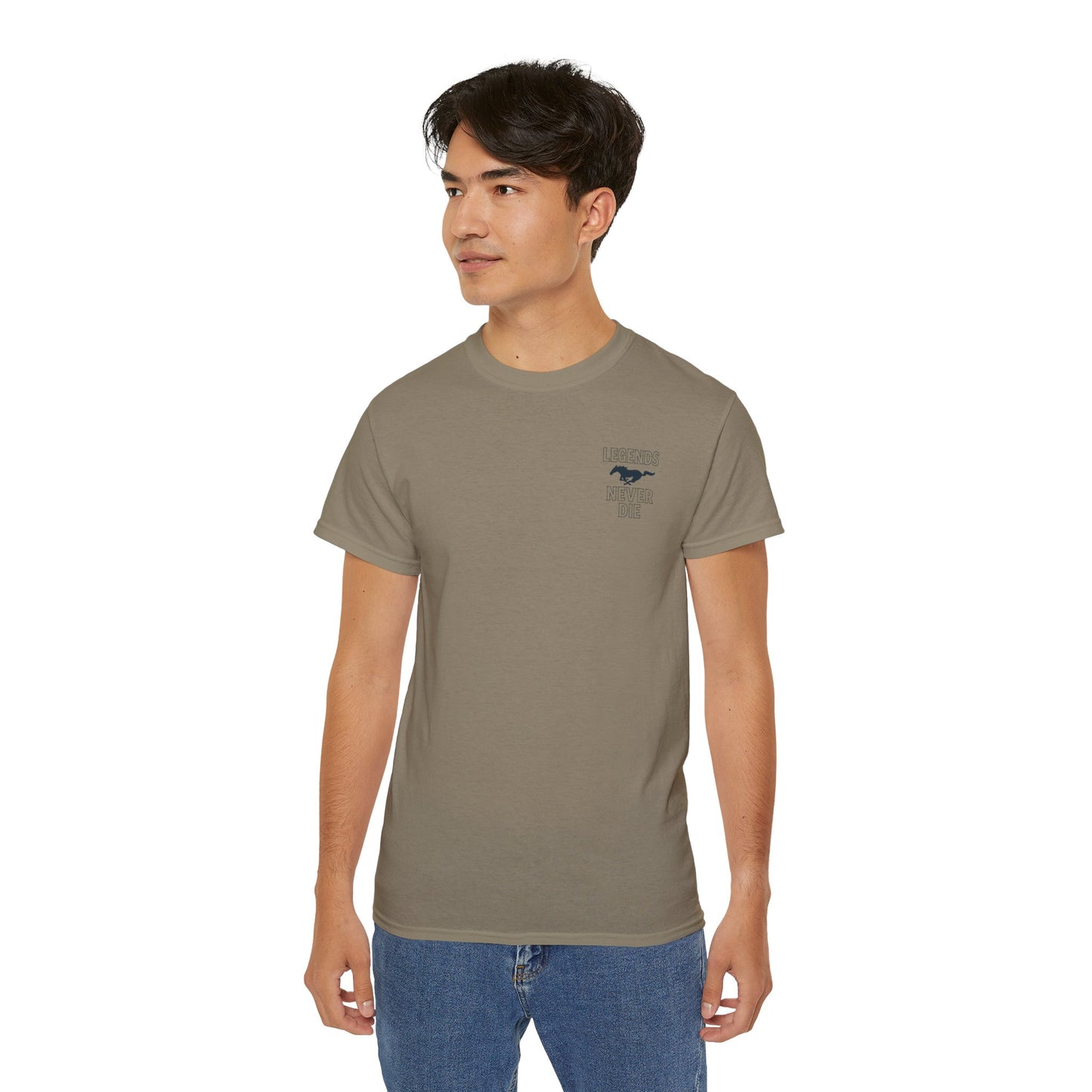 Cotton Legends Never Die Mustang Tee