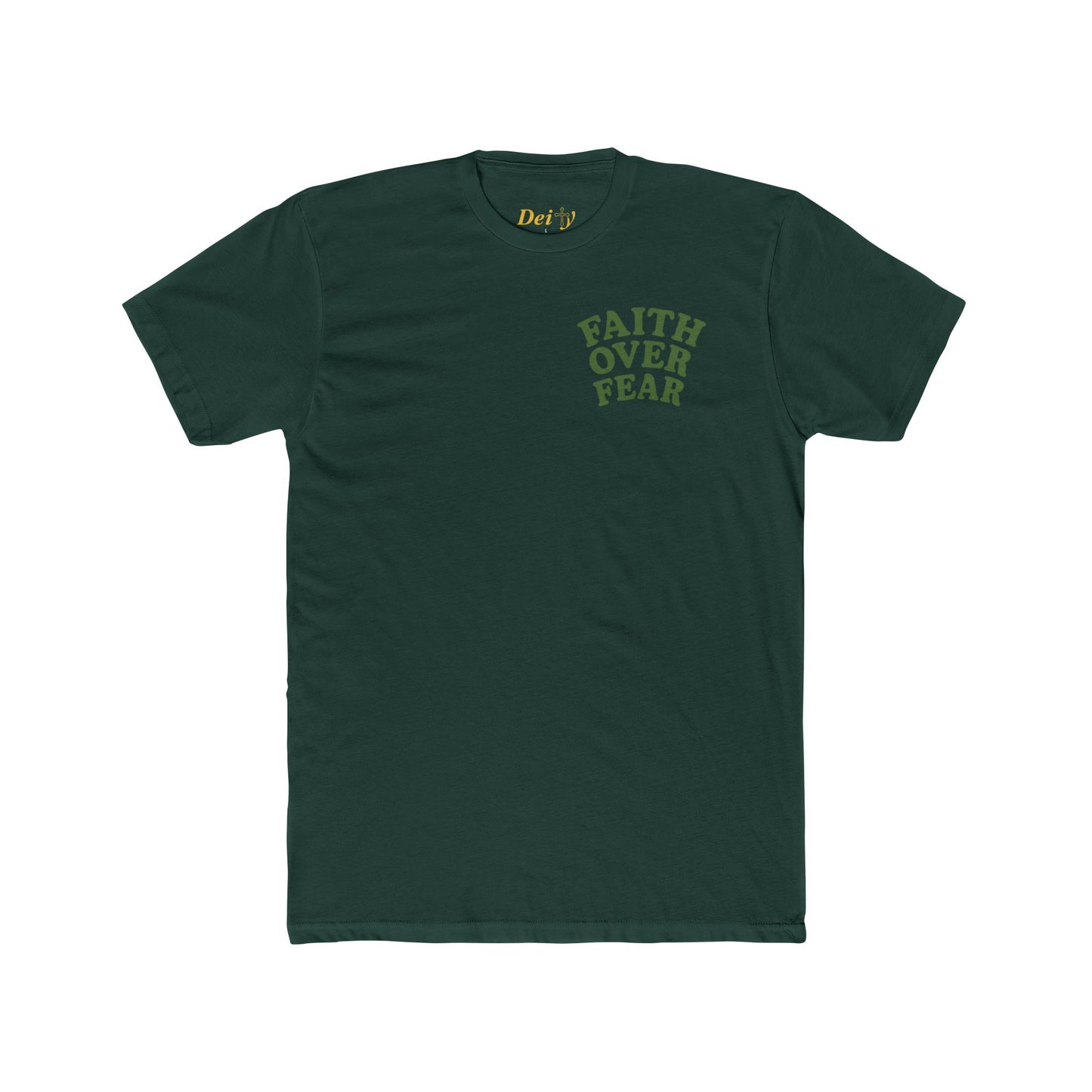 Faith Over Fear Pastel Unisex Cotton Tee
