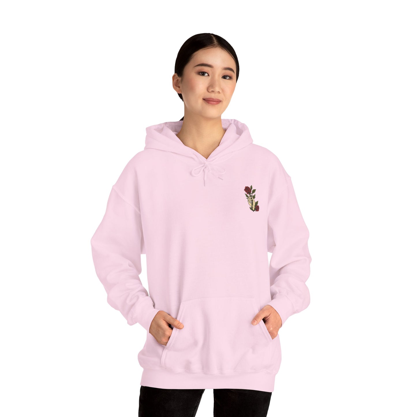 Trust God Rose Unisex Cotton Hoodie