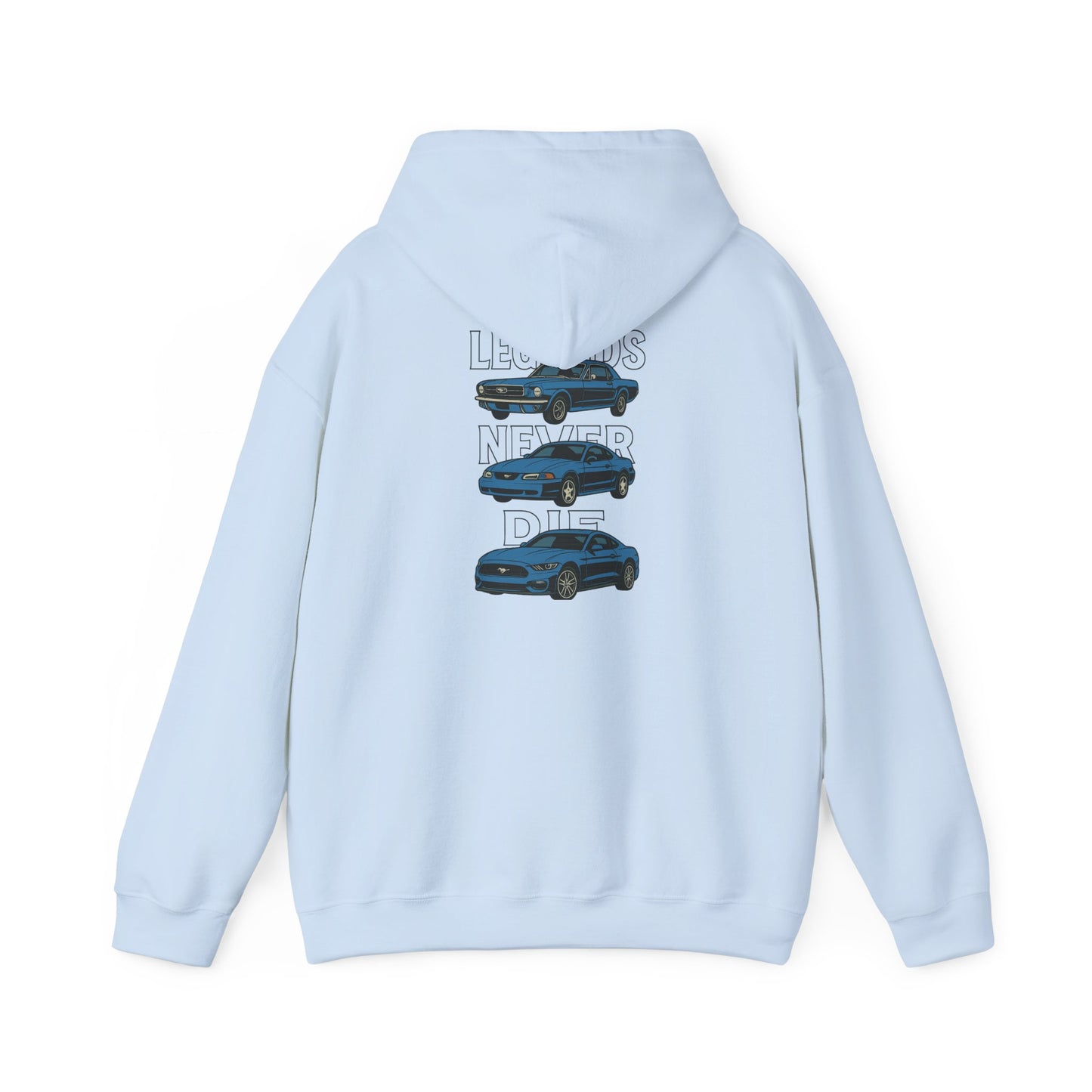 Legends Never Die Mustang Cotton Hoodie