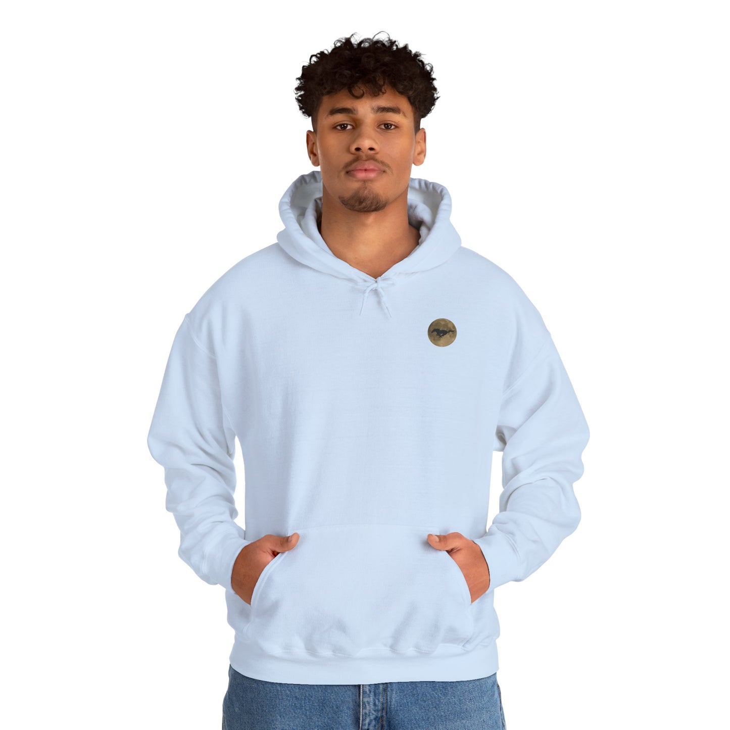 Mustang Moon Unisex Hoodie - 'Run Wild' Graphic Sweatshirt