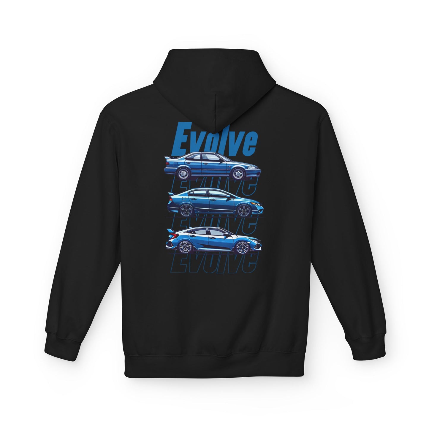 Evolve Blue Sport Cotton Hoodie