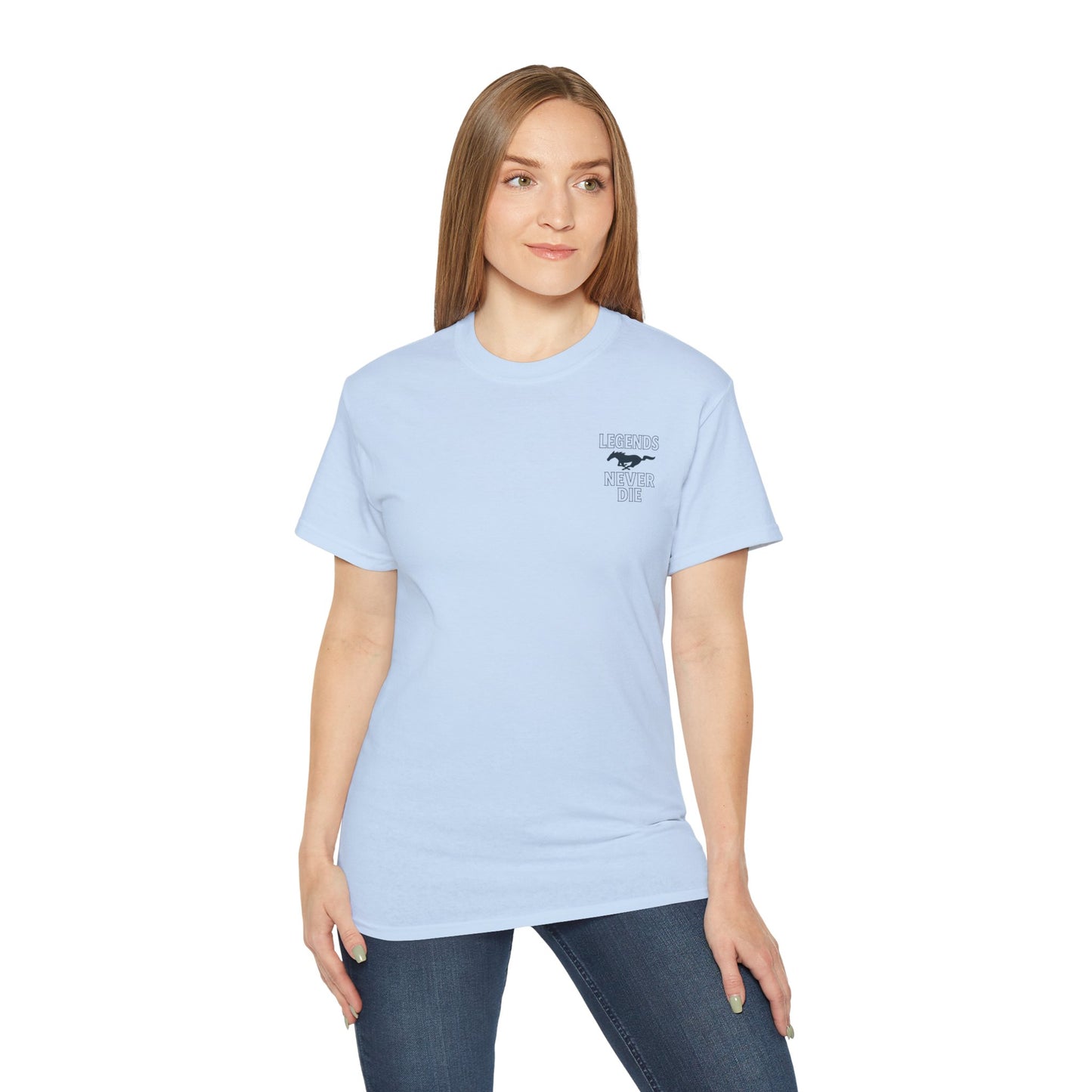 Cotton Legends Never Die Mustang Tee