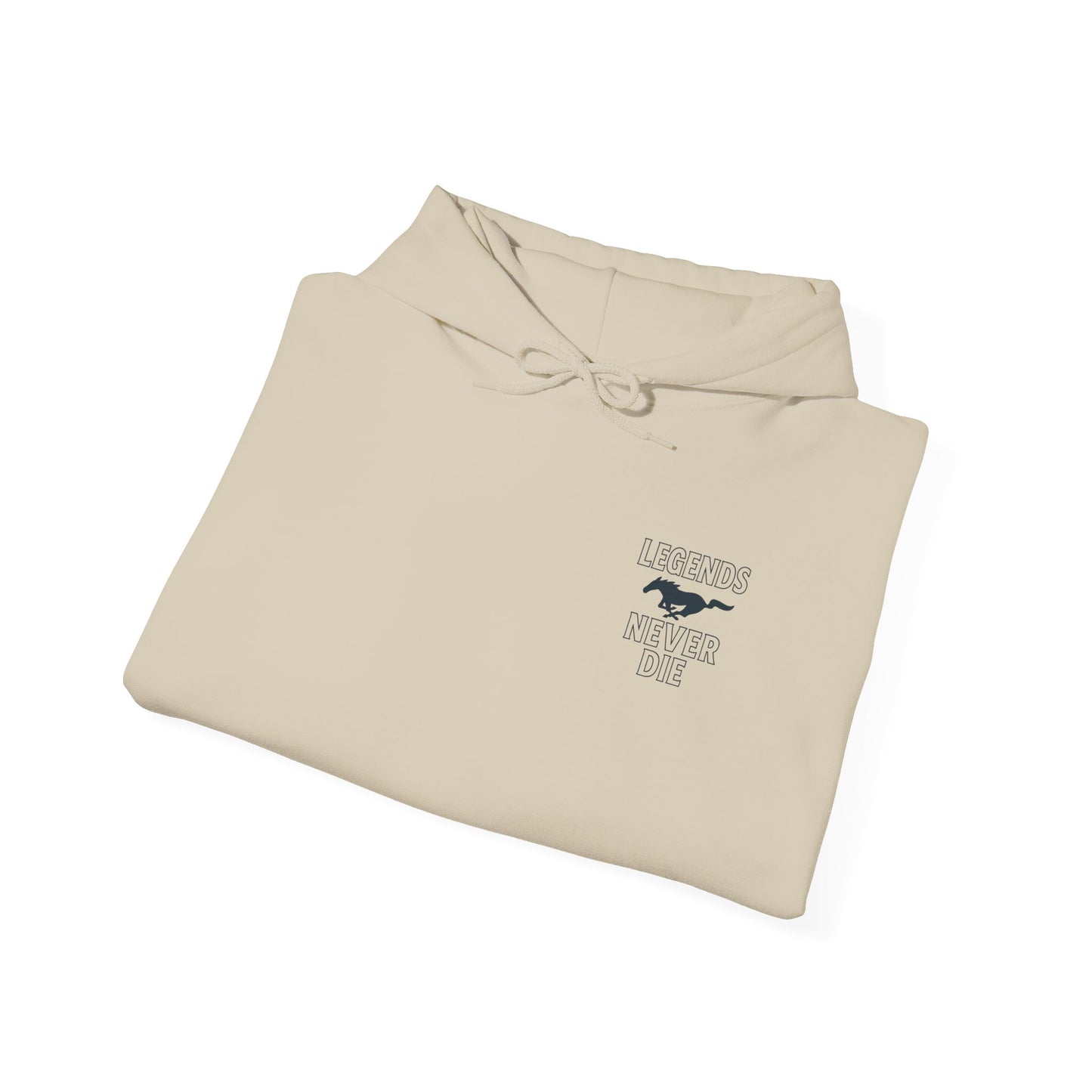 Legends Never Die Mustang Cotton Hoodie