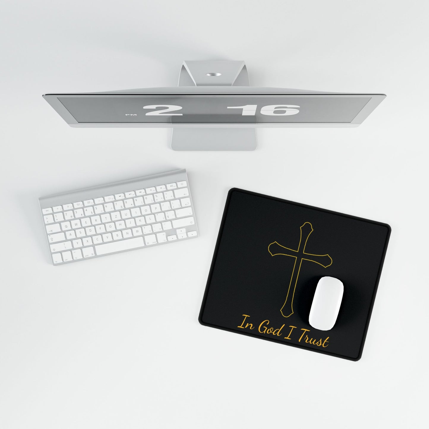 Trust In God Deity Desk Mat
