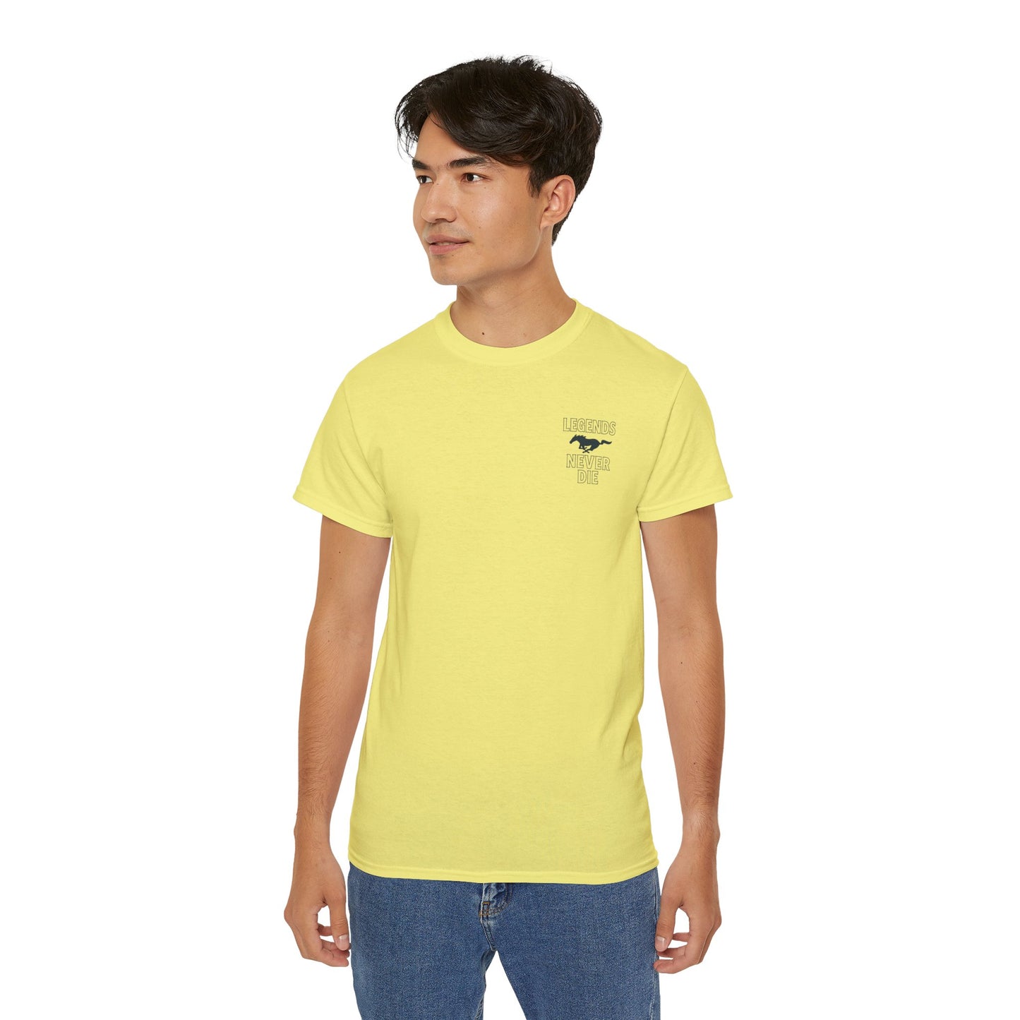 Cotton Legends Never Die Mustang Tee