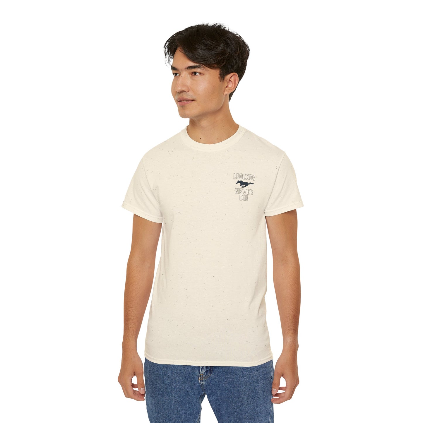Cotton Legends Never Die Mustang Tee