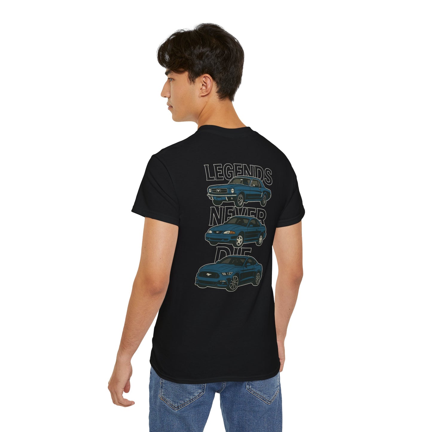 Cotton Legends Never Die Mustang Tee
