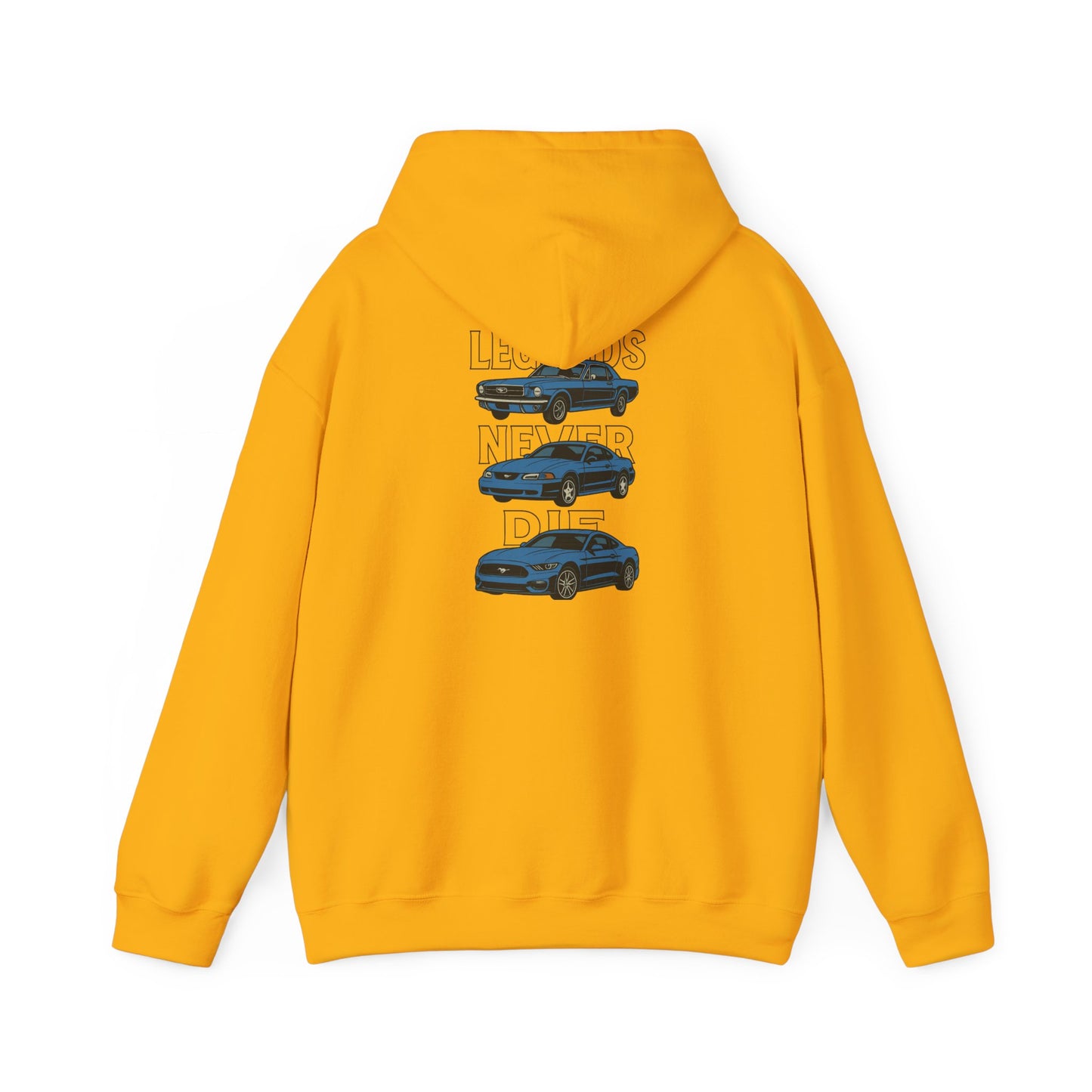 Legends Never Die Mustang Cotton Hoodie