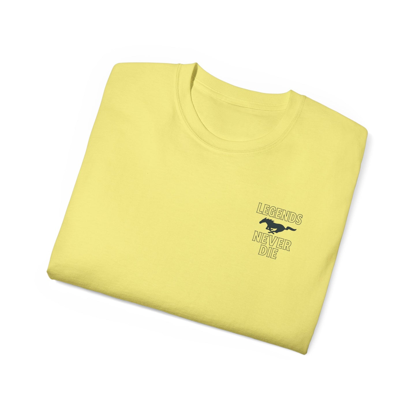 Cotton Legends Never Die Mustang Tee