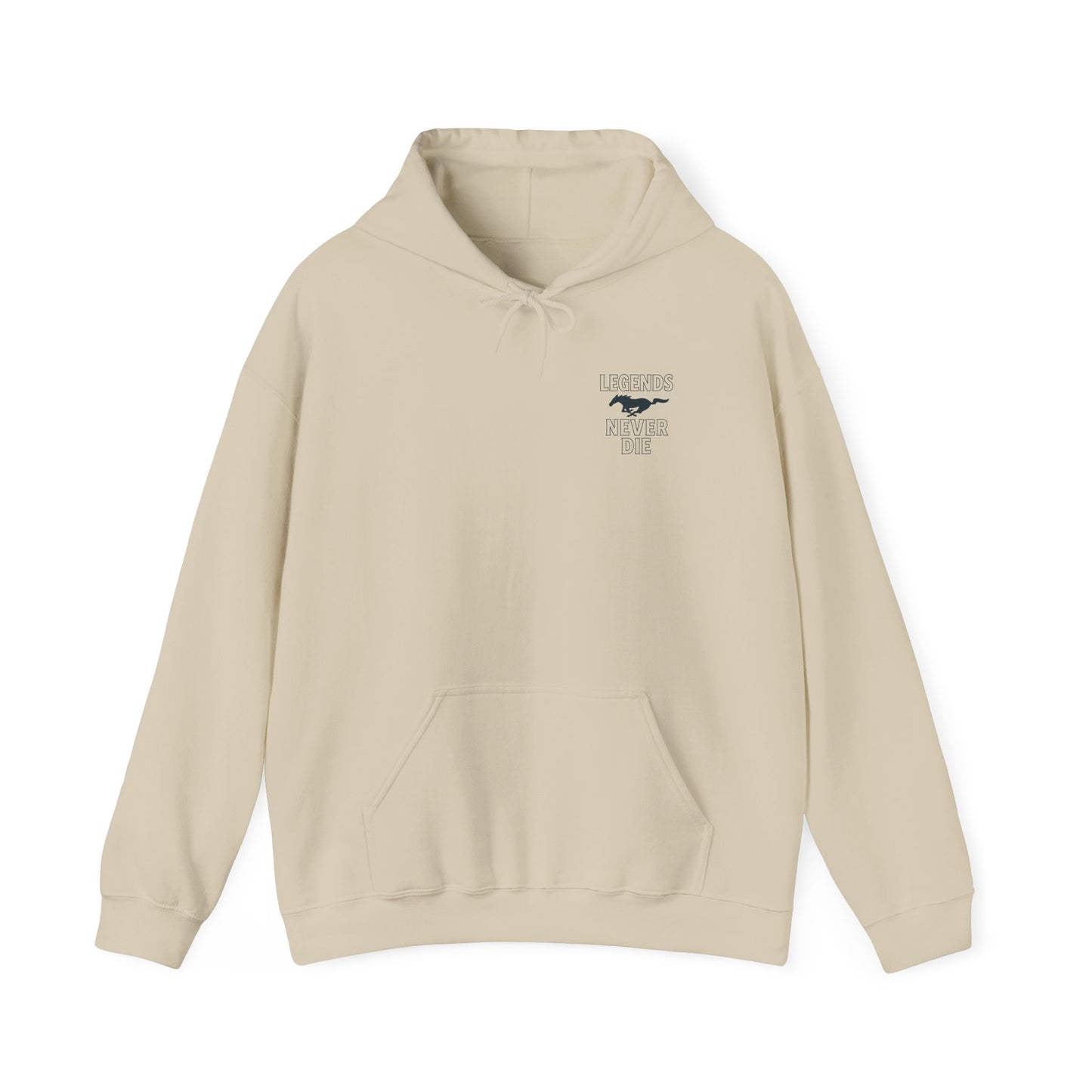 Legends Never Die Mustang Cotton Hoodie
