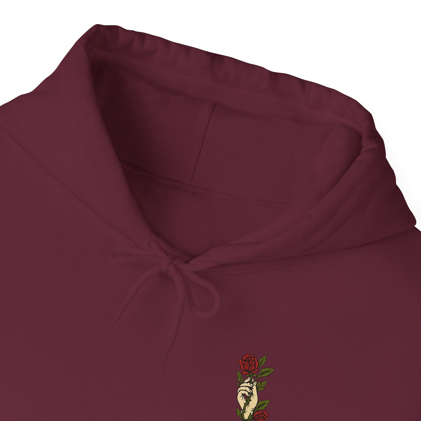 Trust God Rose Unisex Cotton Hoodie