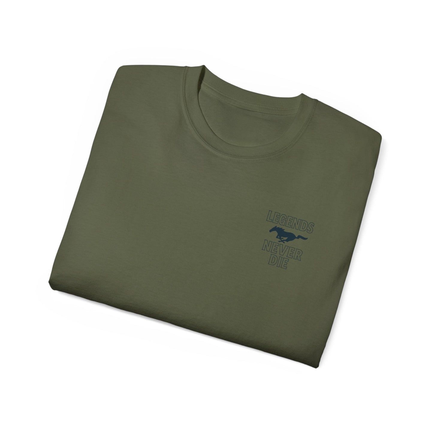 Cotton Legends Never Die Mustang Tee