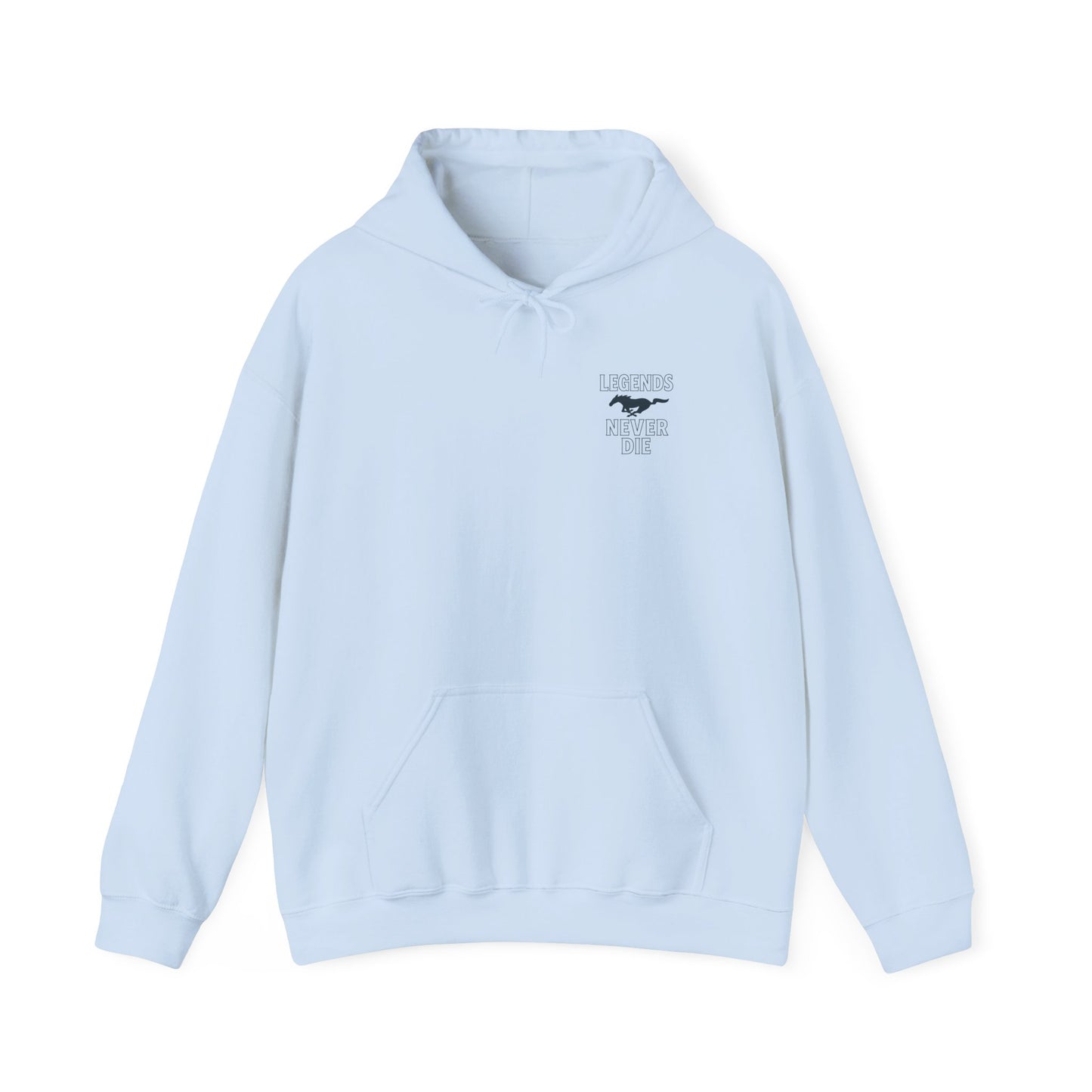 Legends Never Die Mustang Cotton Hoodie