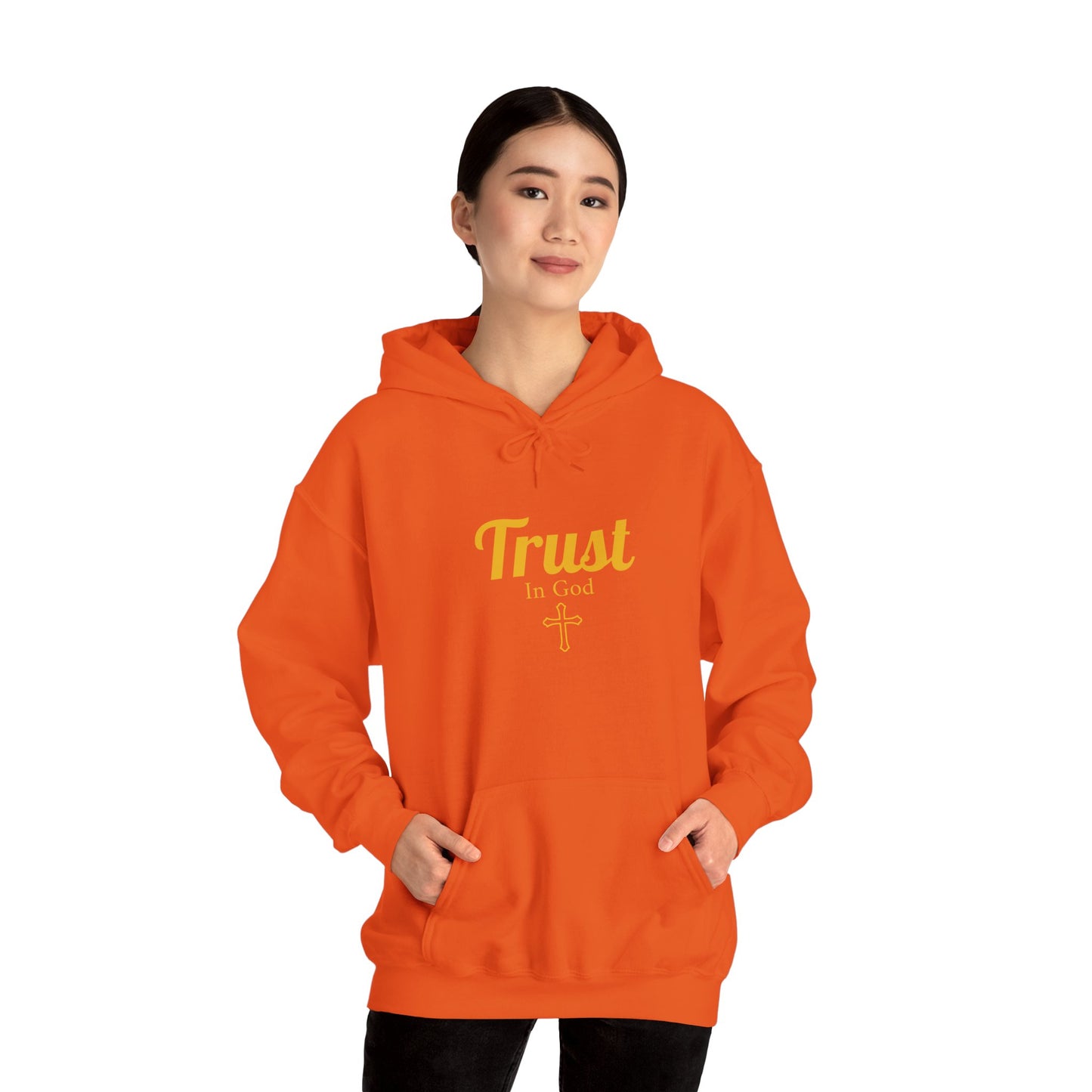 Trust In God Cotton Hoodie