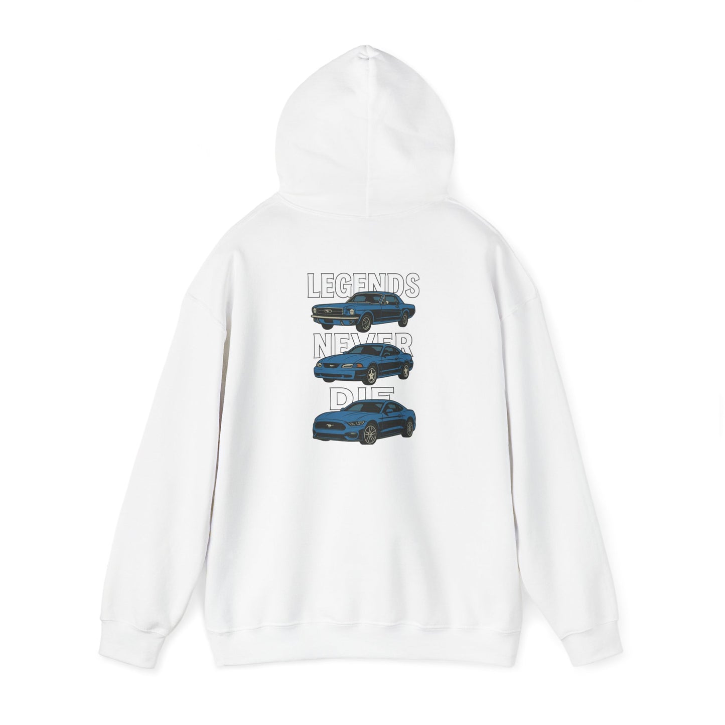 Legends Never Die Mustang Cotton Hoodie