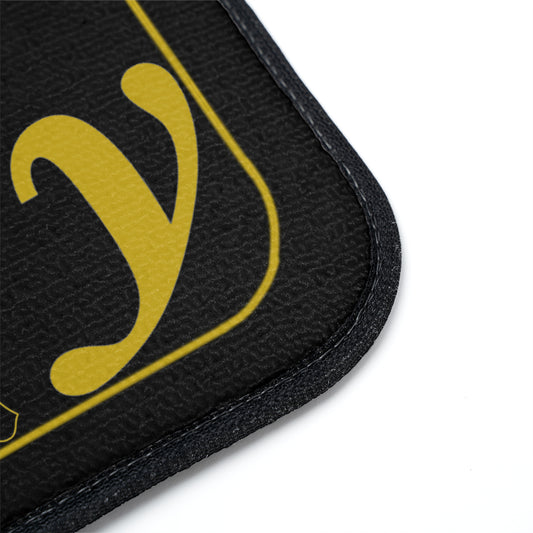 Deity Black & Gold High Quality Car Floor Mat