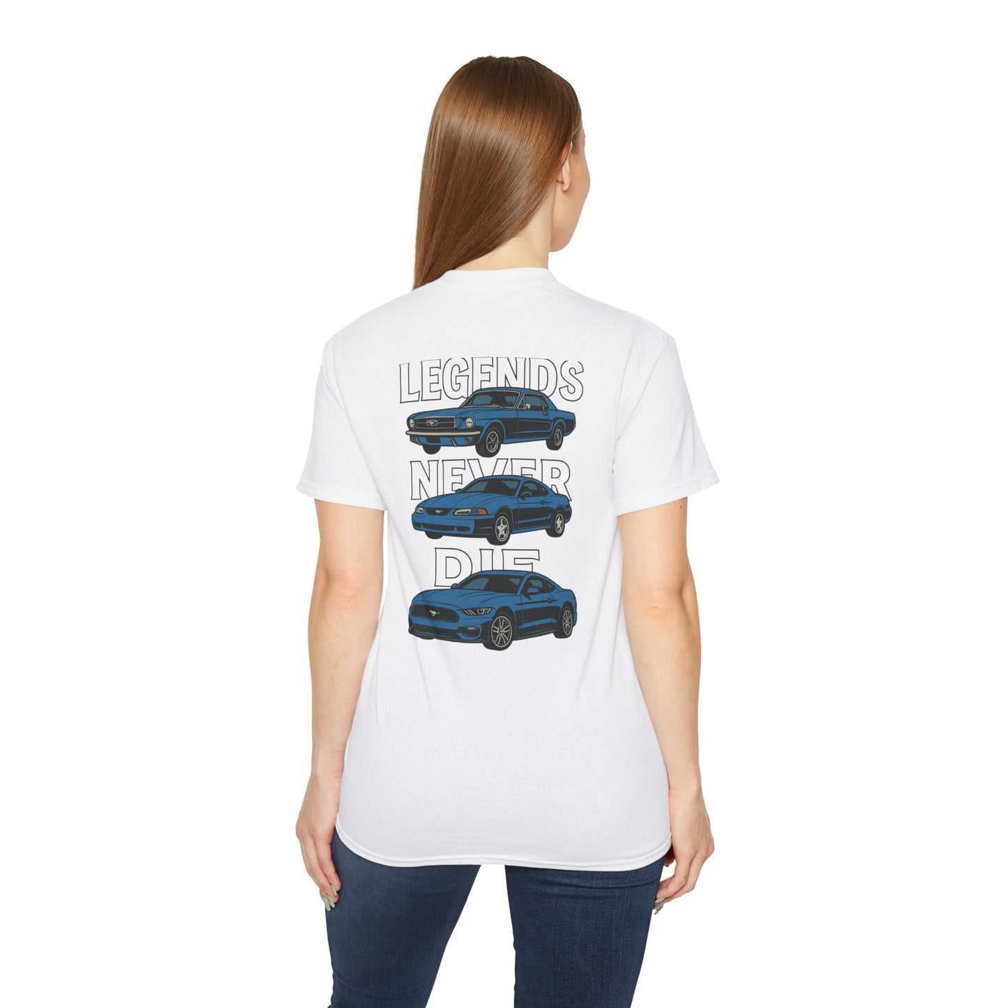 Cotton Legends Never Die Mustang Tee
