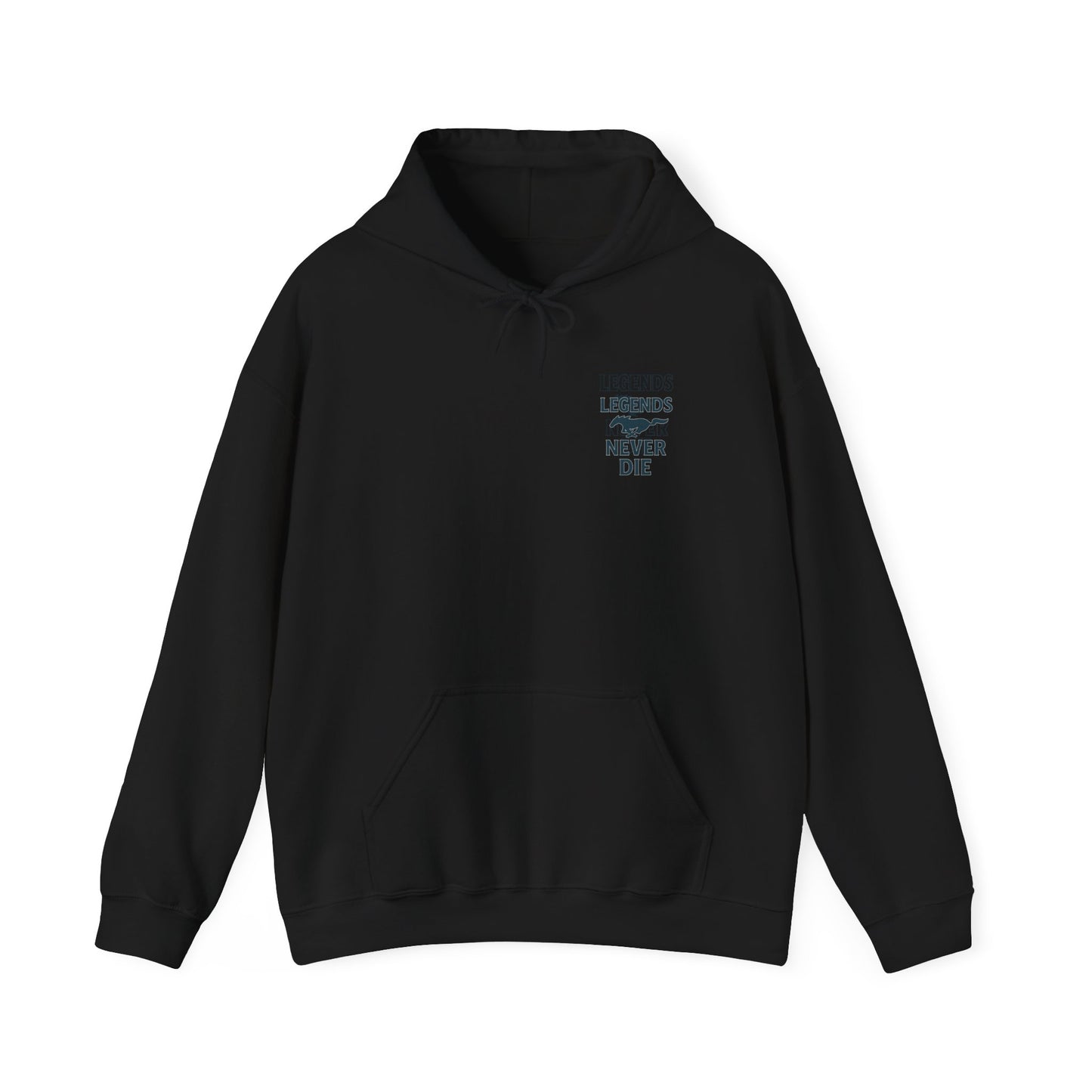 Legends Never Die Mustang Cotton Hoodie