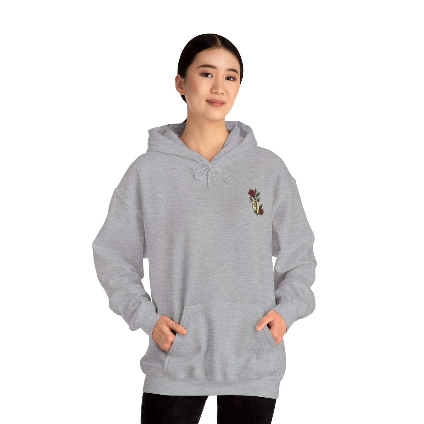 Trust God Rose Unisex Cotton Hoodie