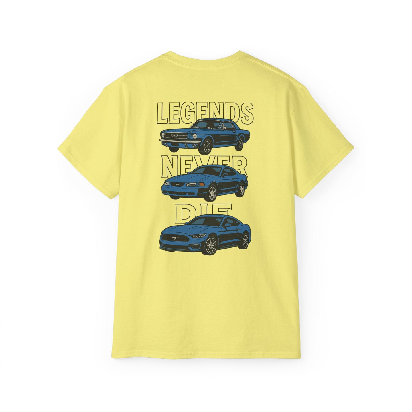 Cotton Legends Never Die Mustang Tee