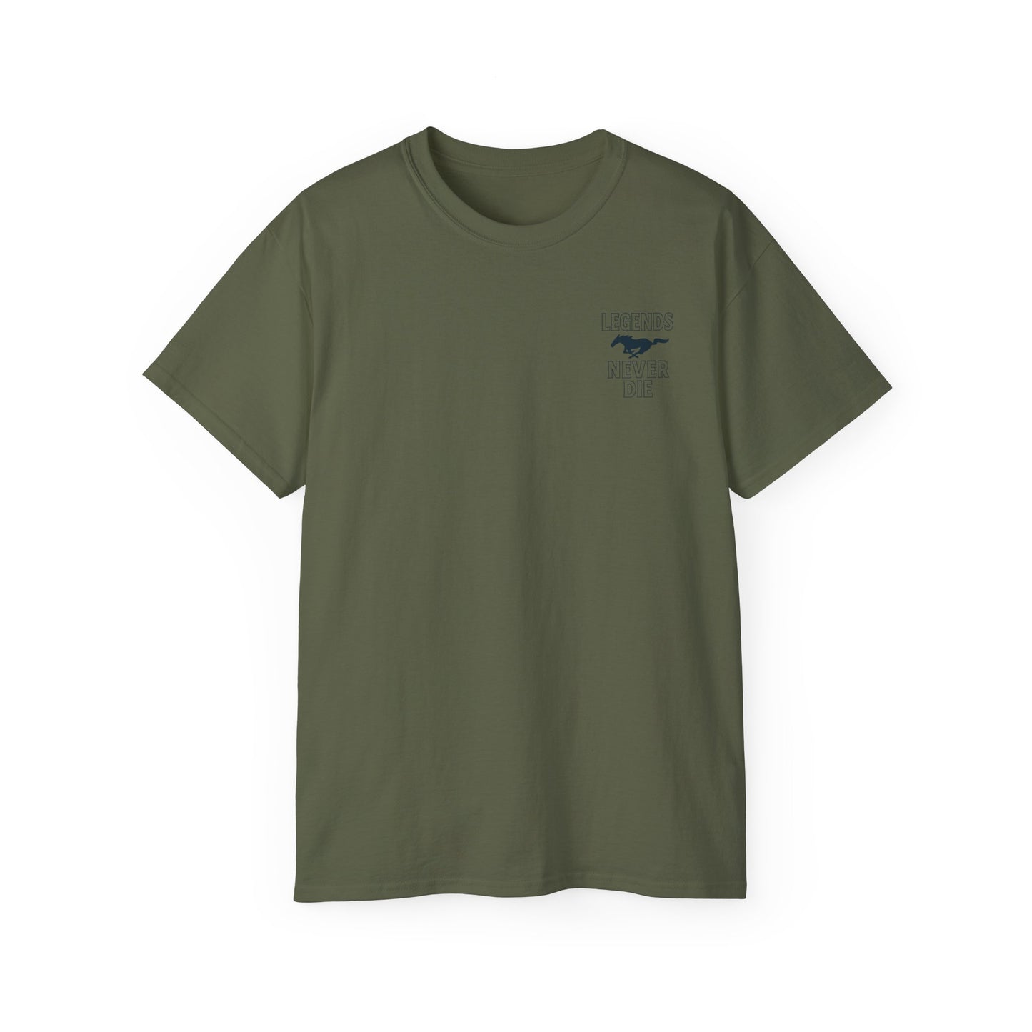 Cotton Legends Never Die Mustang Tee