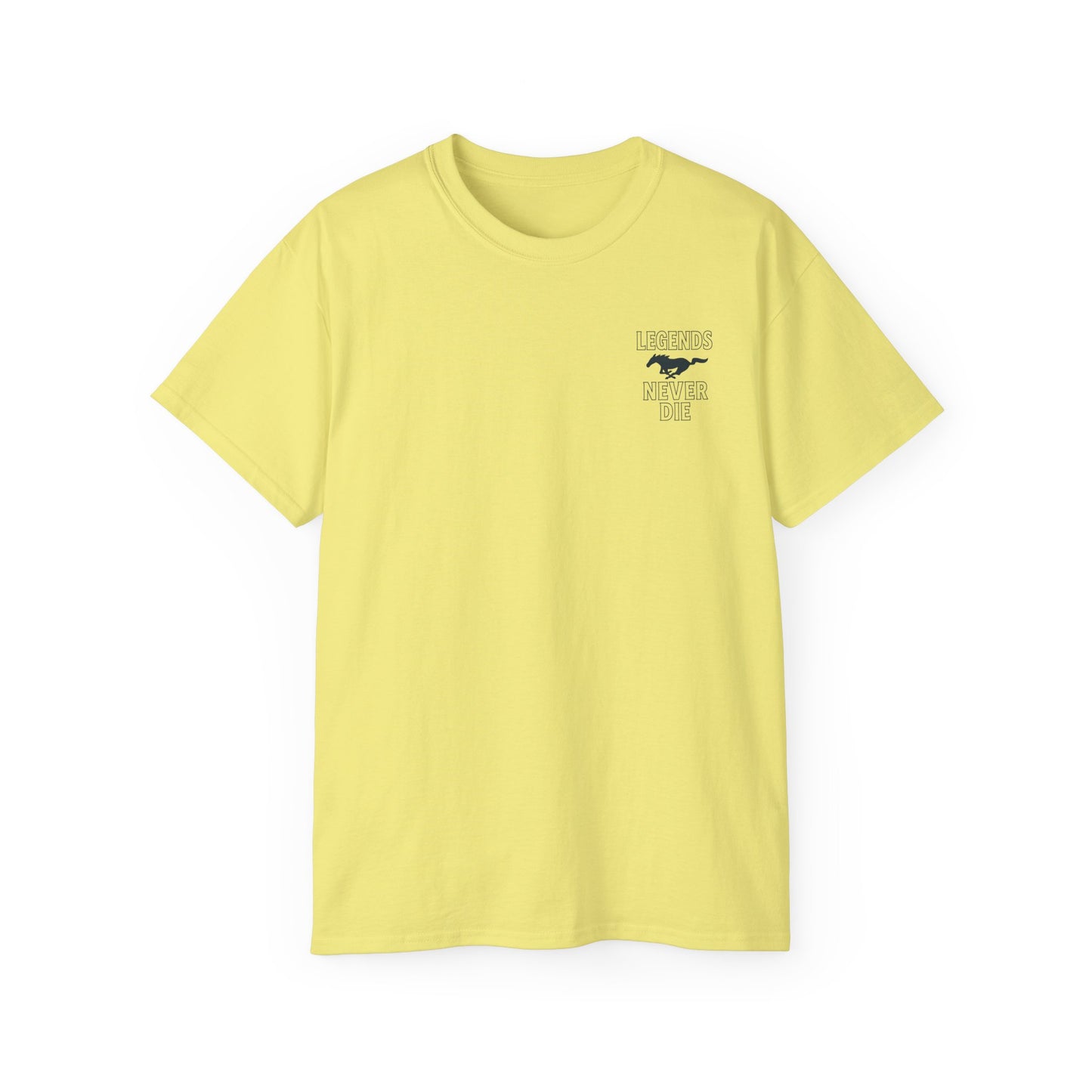 Cotton Legends Never Die Mustang Tee