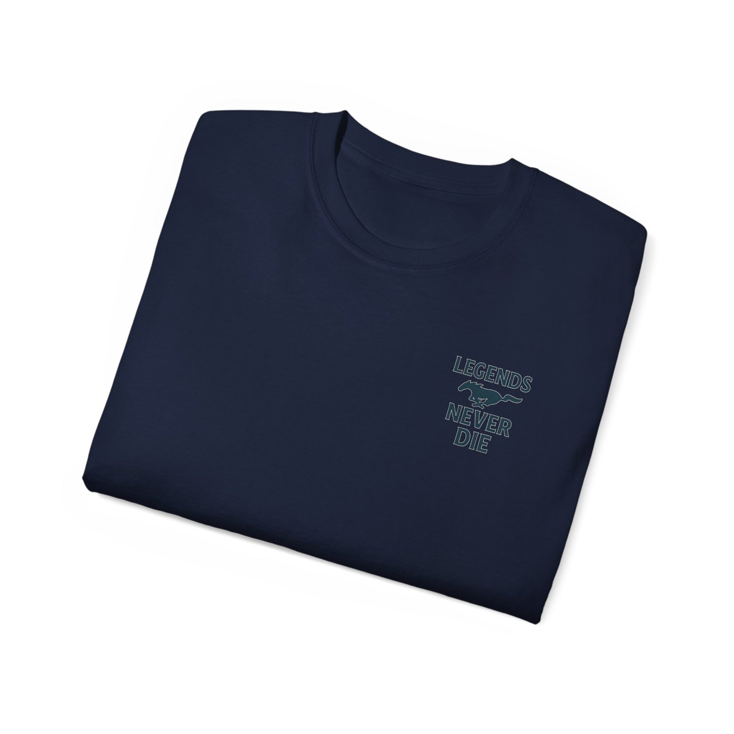 Cotton Legends Never Die Mustang Tee
