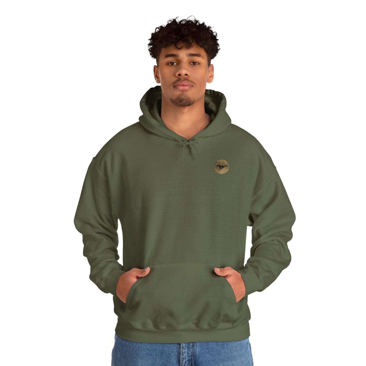 Mustang Moon Unisex Hoodie - 'Run Wild' Graphic Sweatshirt