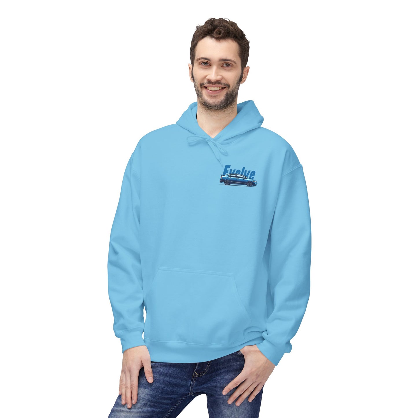 Evolve Blue Sport Cotton Hoodie