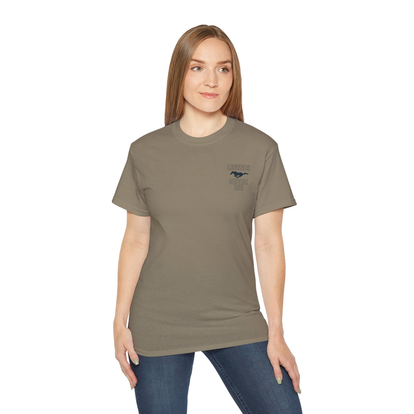Cotton Legends Never Die Mustang Tee