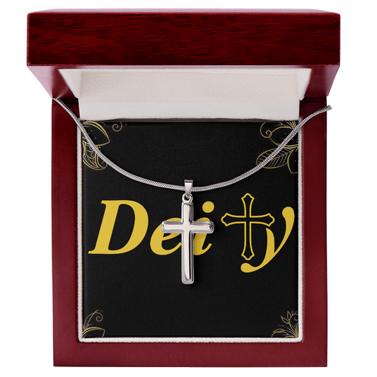 Simple Stainless Steel Cross Necklace