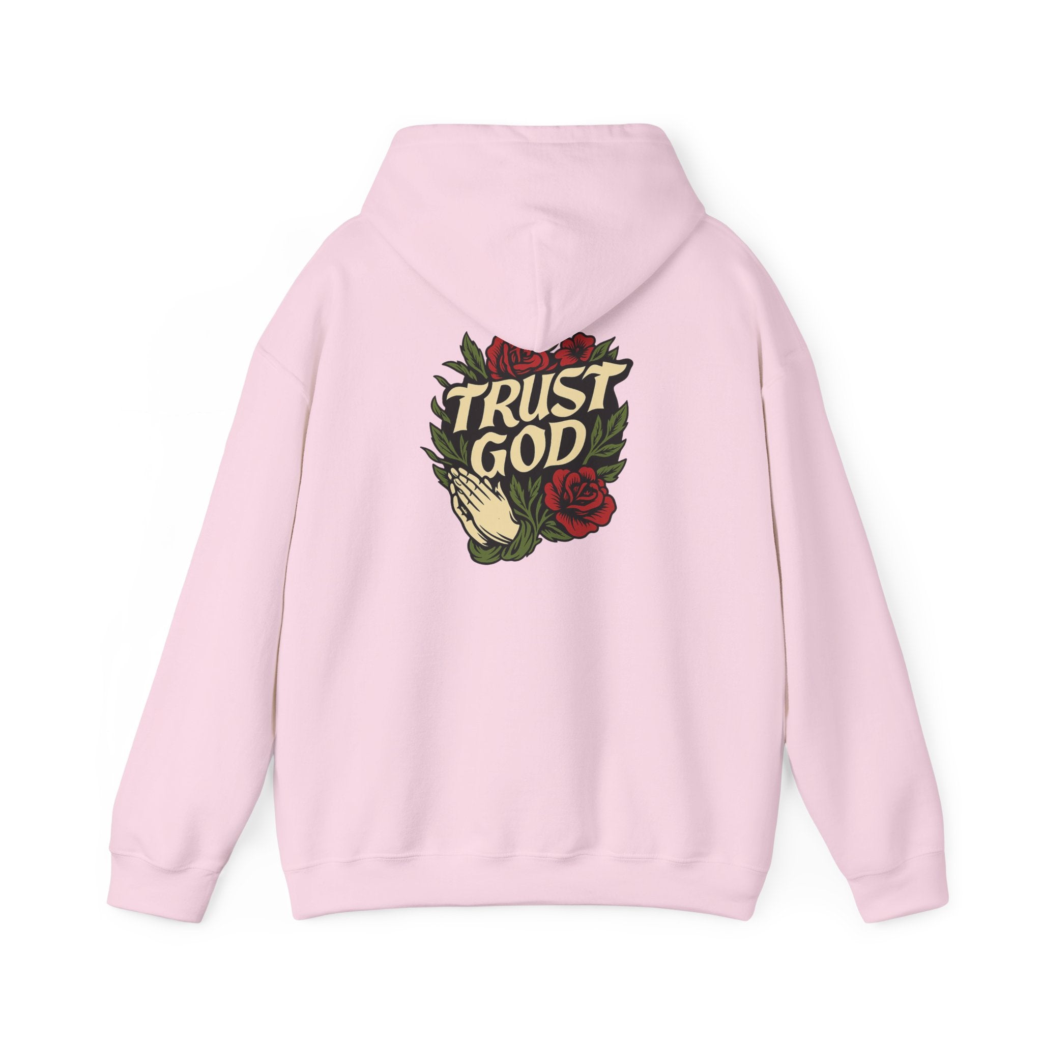 Trust God Rose Unisex Cotton Hoodie