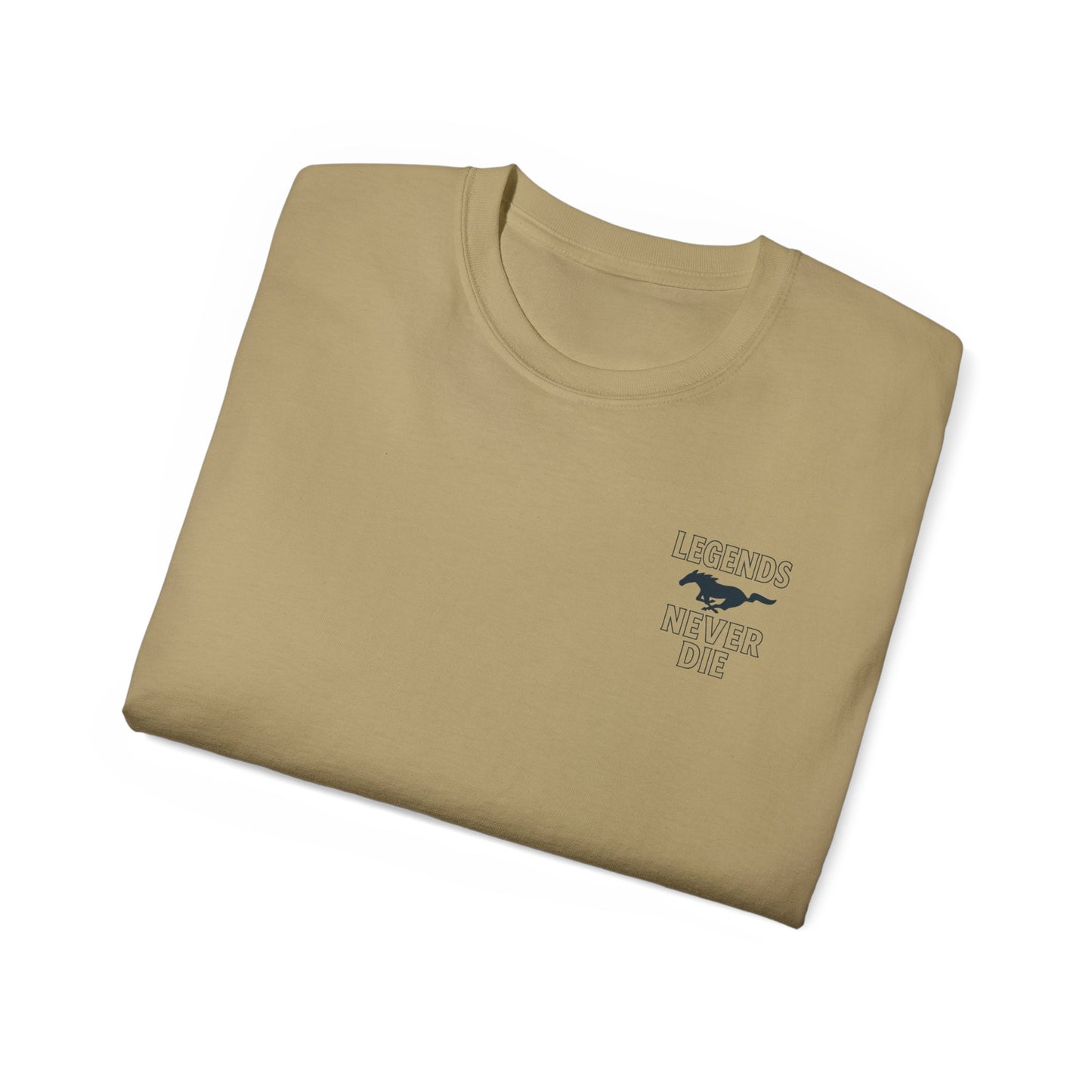 Cotton Legends Never Die Mustang Tee