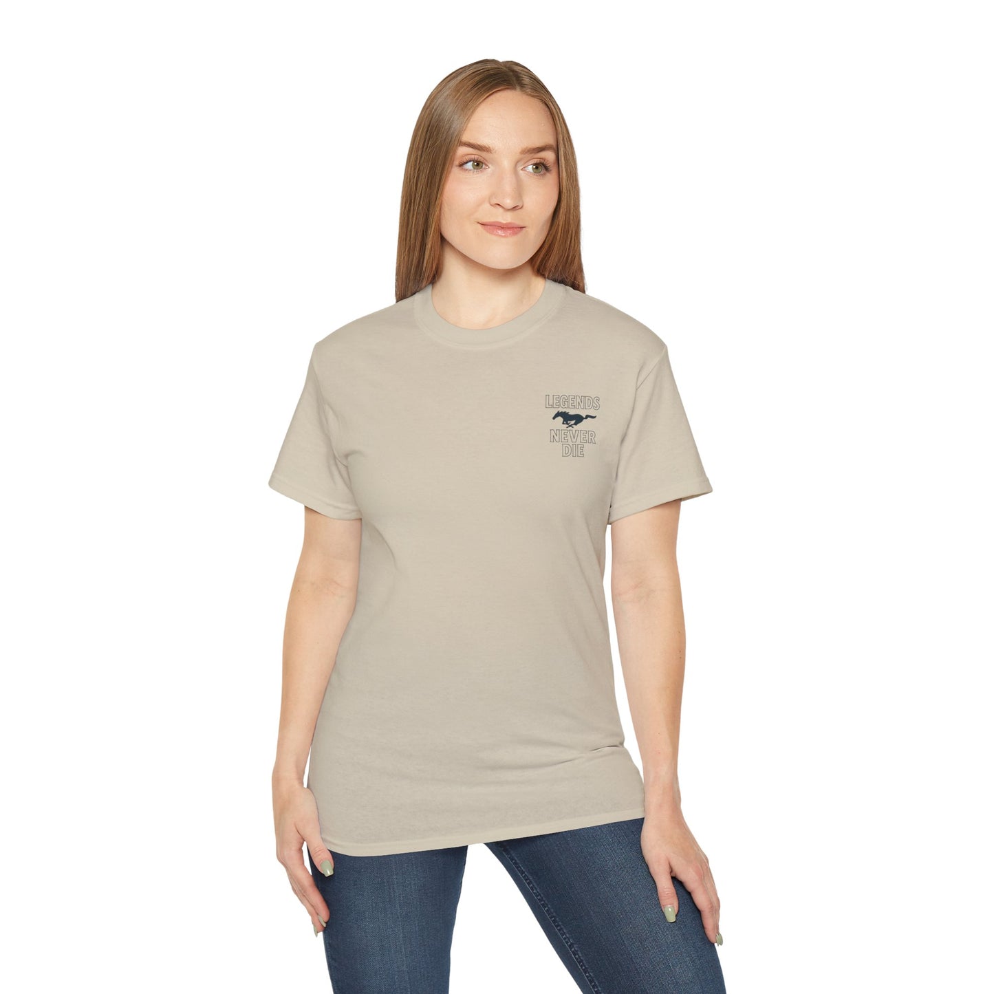 Cotton Legends Never Die Mustang Tee