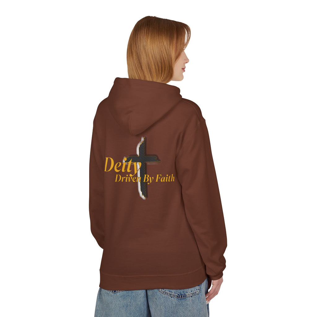 Driven By Faith Carbon Cross Hoodie