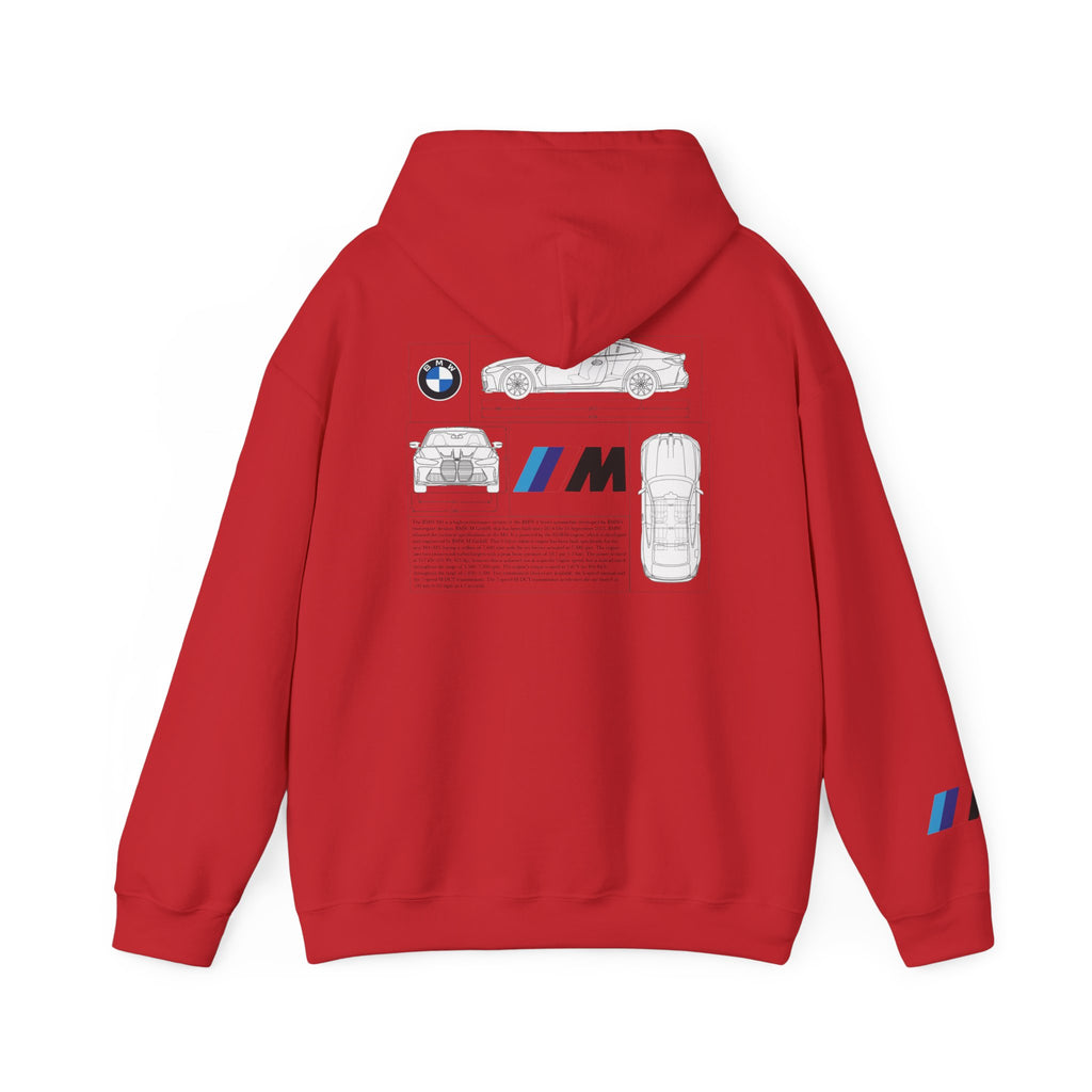 Blueprint Automotive Unisex Hoodie - M4 Design