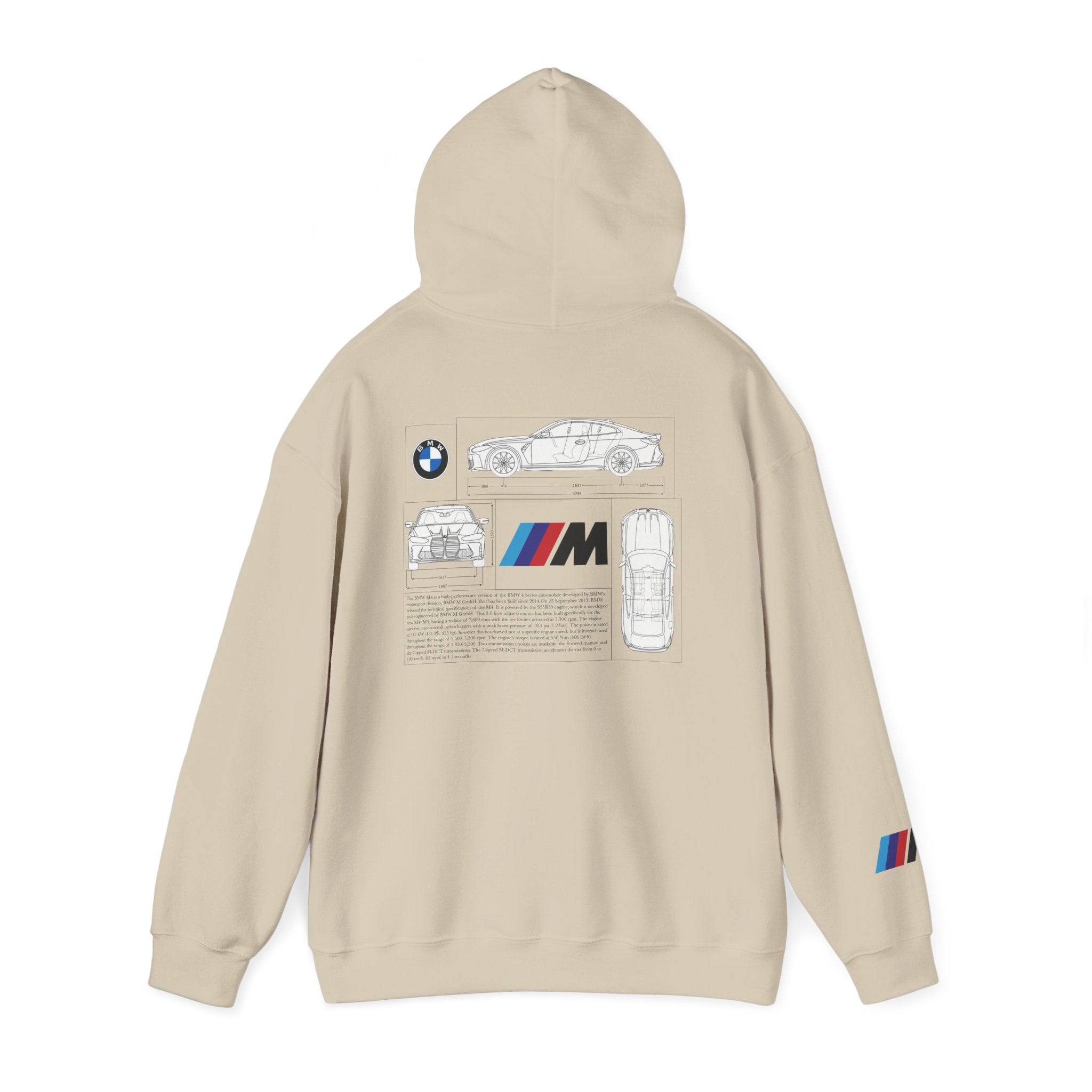 Blueprint Automotive Unisex Hoodie - M4 Design